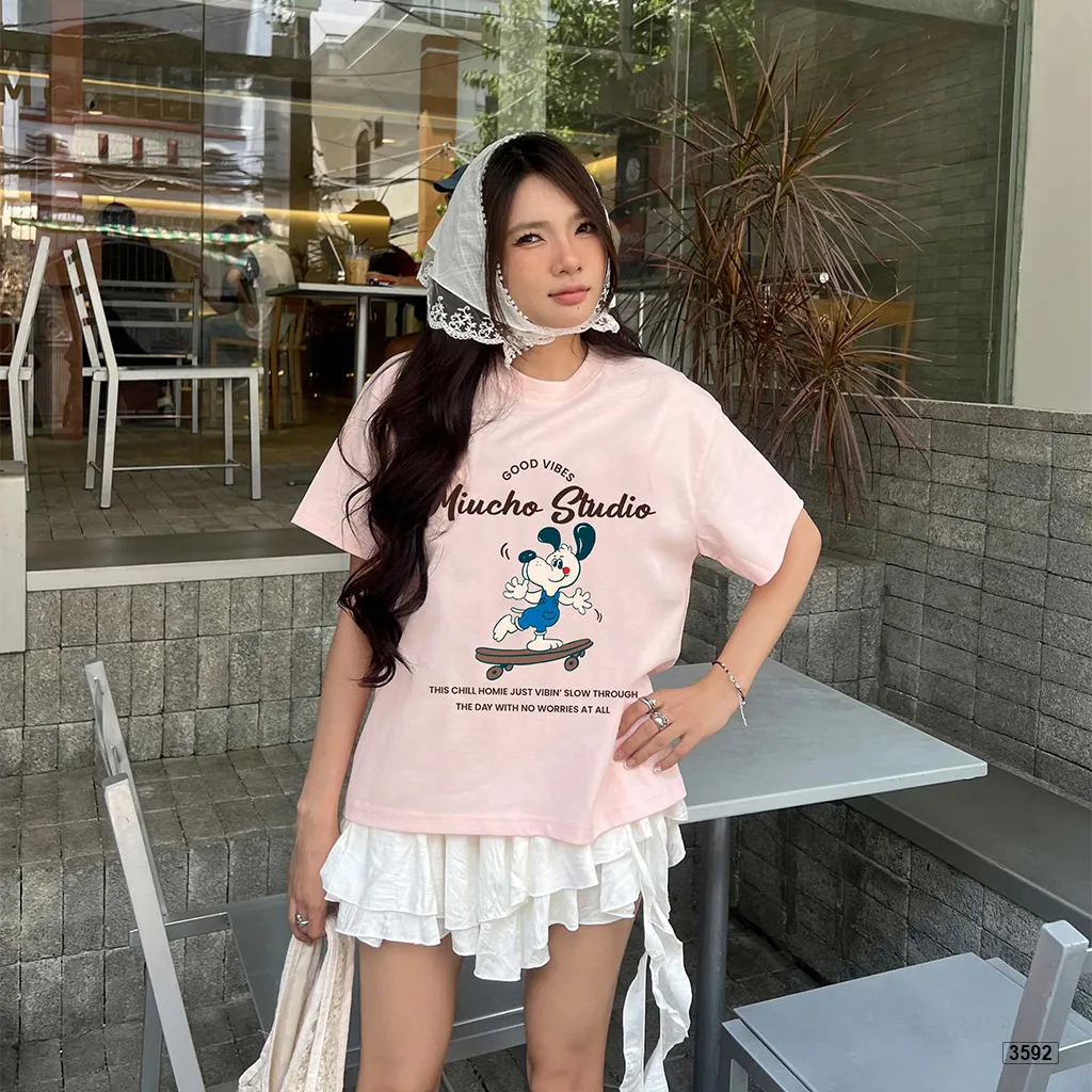 Áo thun boxy hoạt hình mẫu mới Miucho Studio 3592_thumbnail_6