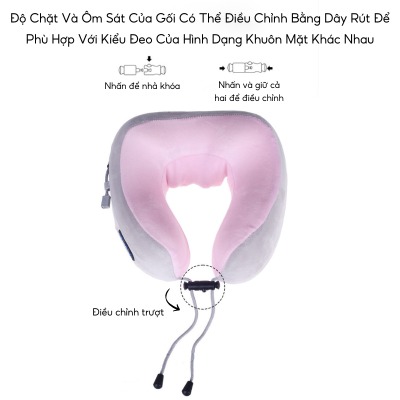 Trọng lượng nhẹ, ôm sát cổ, giảm áp lực khi ngồi lâu