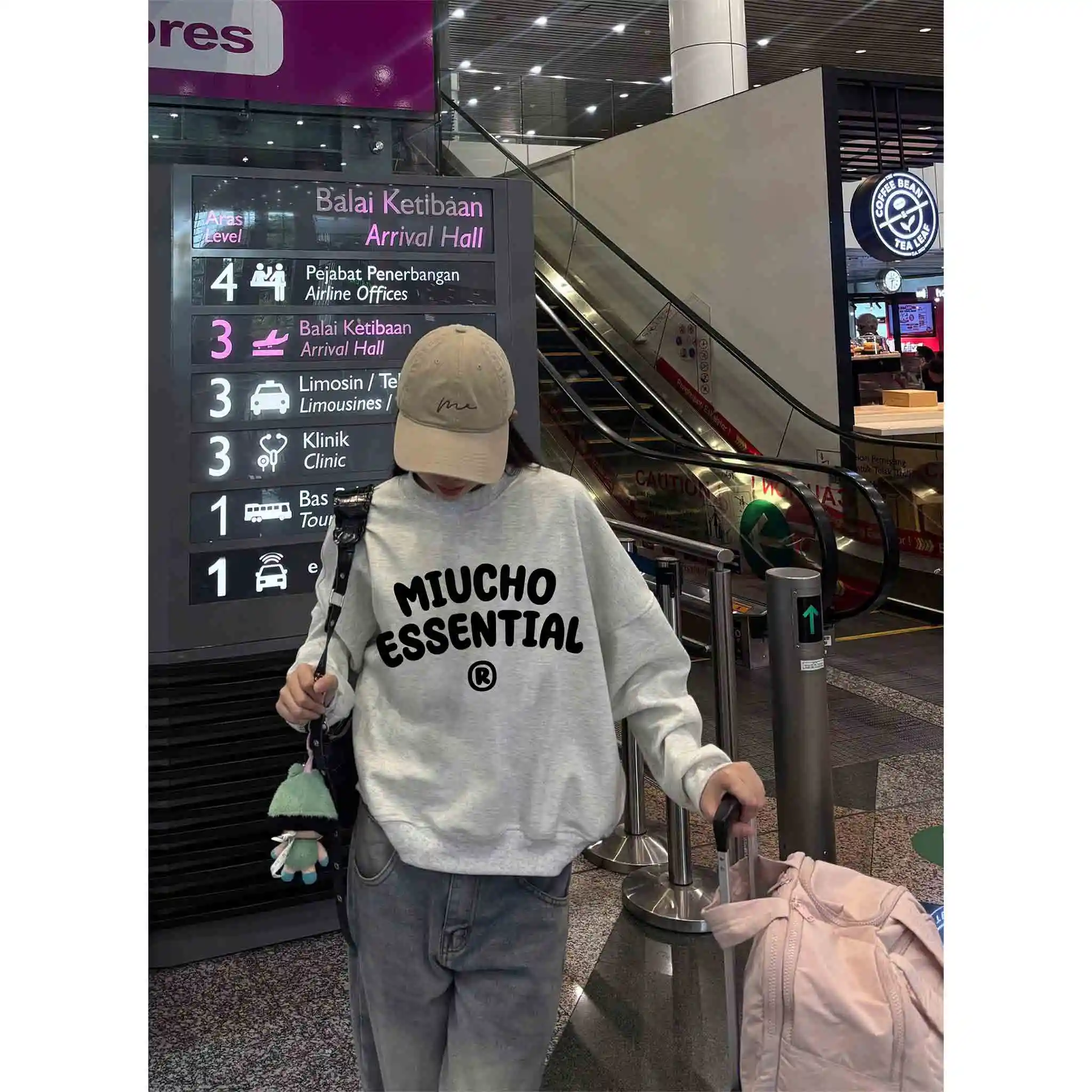 Áo Sweater boxy unisex Miucho Club vải nỉ 2 da cao cấp thoáng mát cổ tròn in chữ basic 2820_thumbnail_9