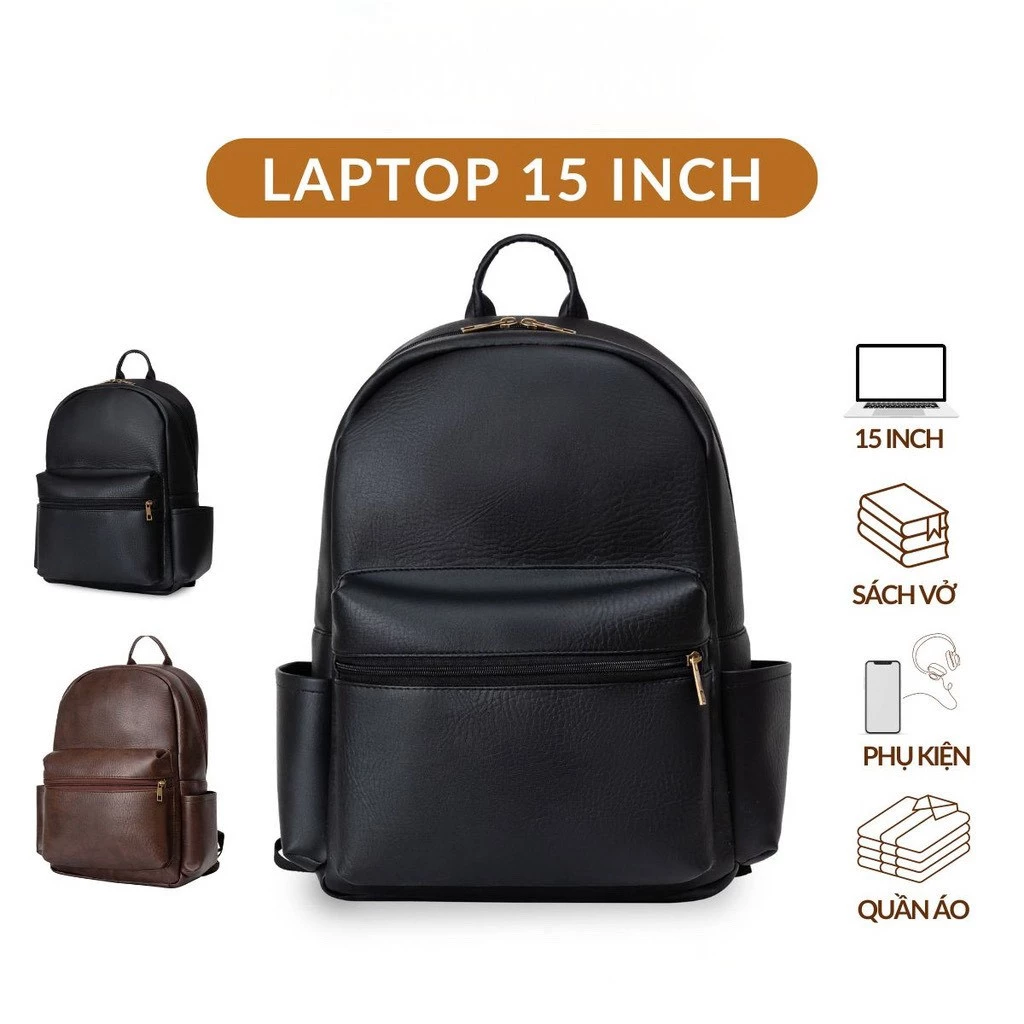 Balo da cao cấp nam nữ, balo đựng laptop 15 inch_thumbnail_1