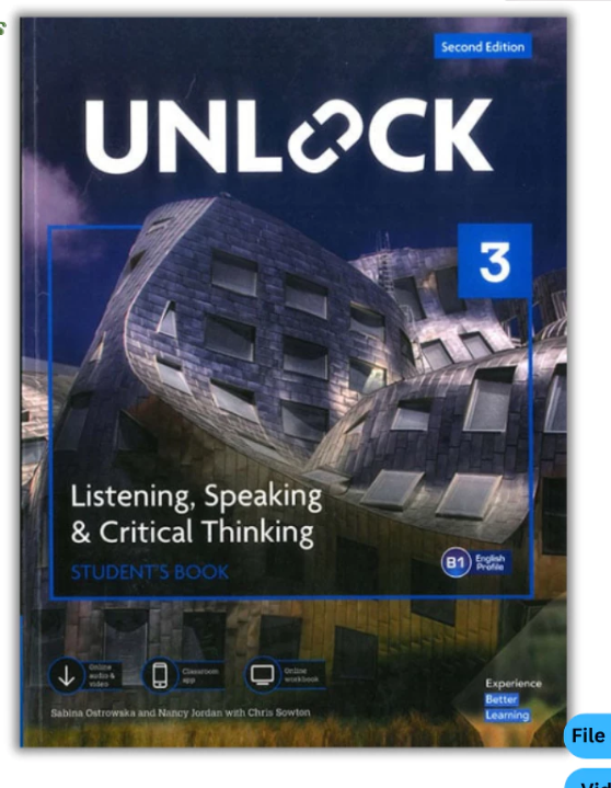 Unlock 2nd Edition - Listerning Speaking 3