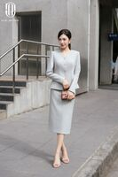 CV031 - Chân váy xám tro nhạt