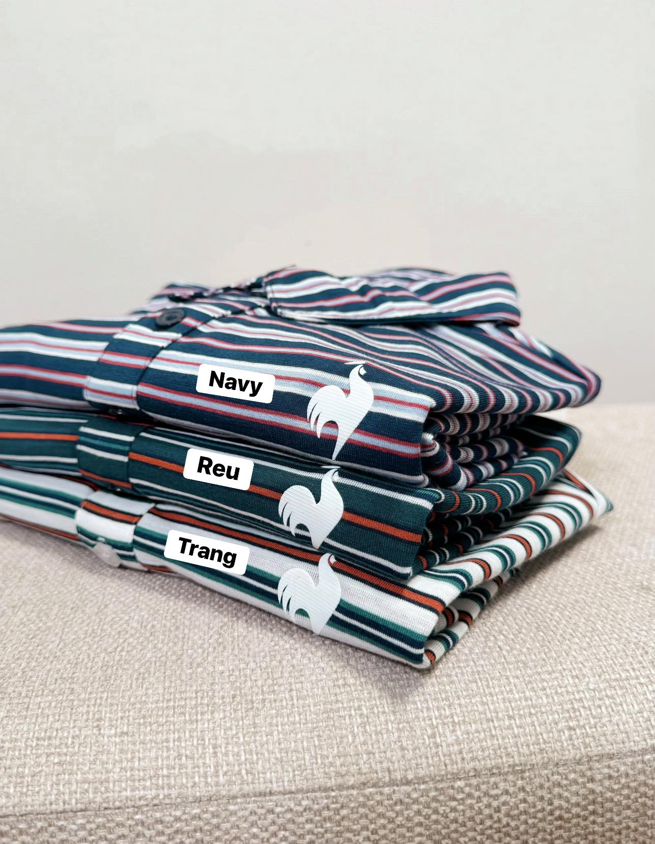 55 ÁO POLO NAM KẺ LCS  LOGO GÀ TRỐNG 3 MÀU_thumbnail_6