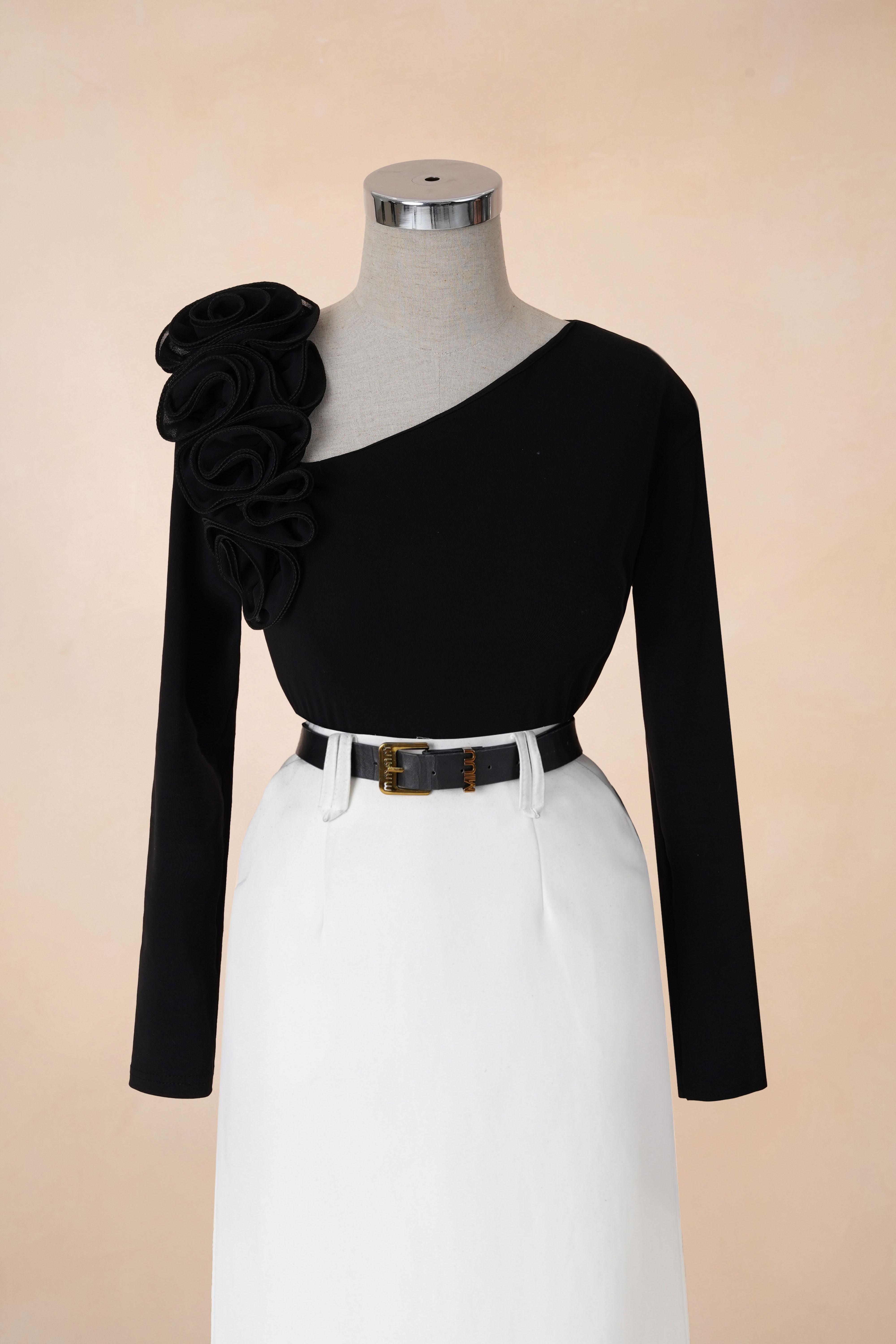 Áo Thun Tay Dài Đính Hoa