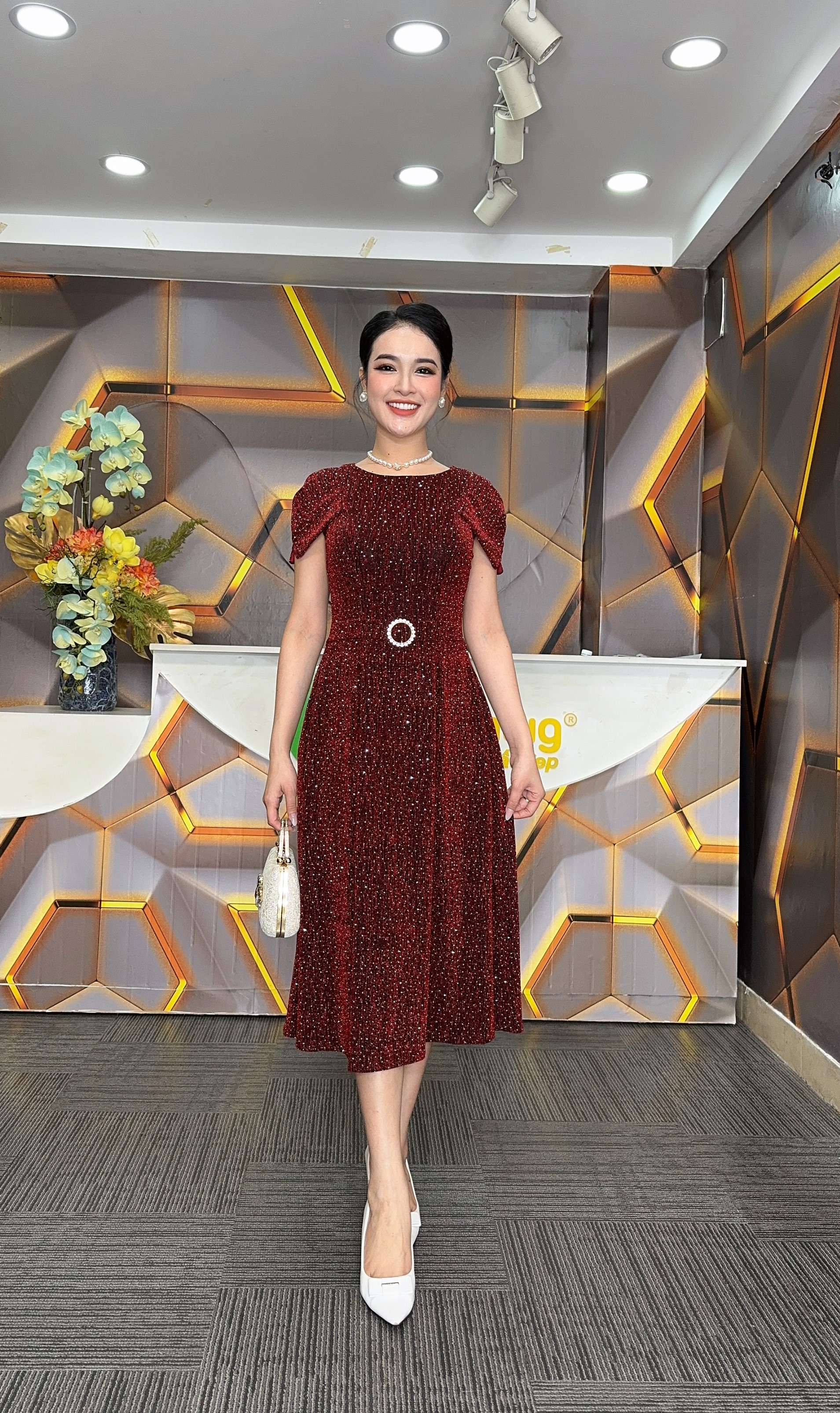 Đầm xòe - Y1841 - Thương hiệu Zonbig_thumbnail_5