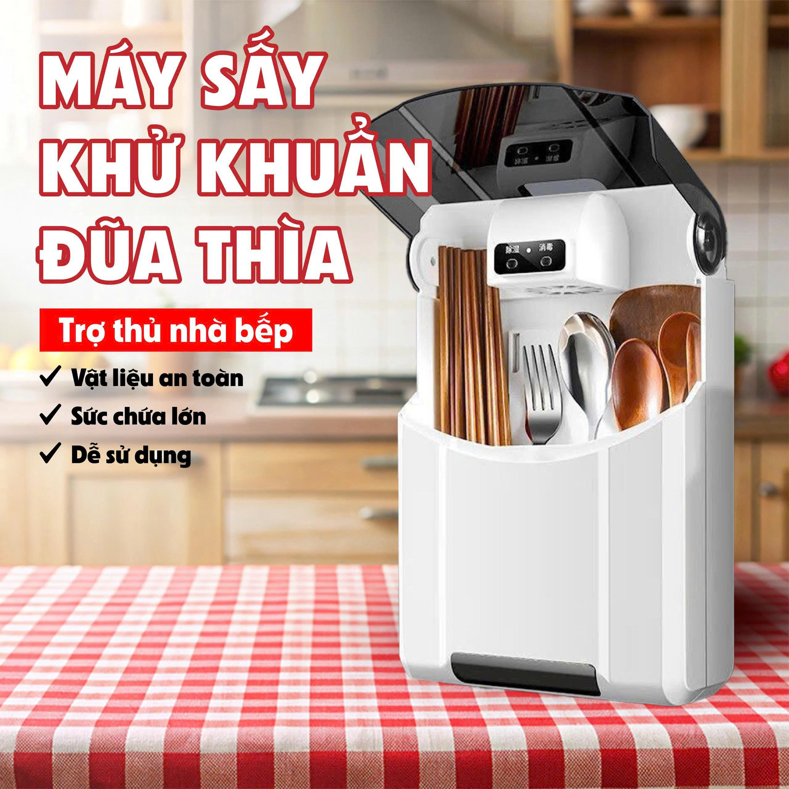 MÁY SẤY KHỬ KHUẨN ĐŨA THÌA
