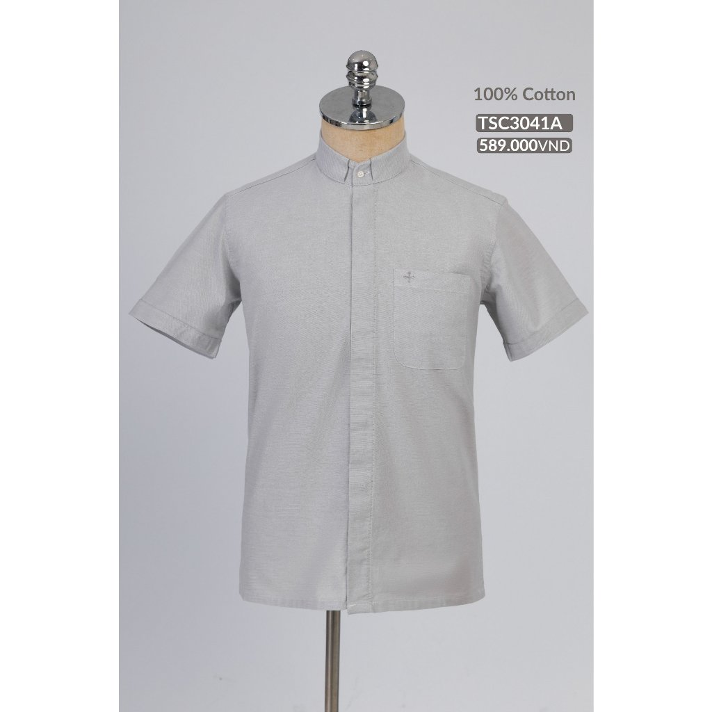 Tổng hợp áo  sơ mi cổ côn ngắn tay cho cha, linh mục - Quà tặng tân linh mục - quà tặng Công Giáo_thumbnail_2