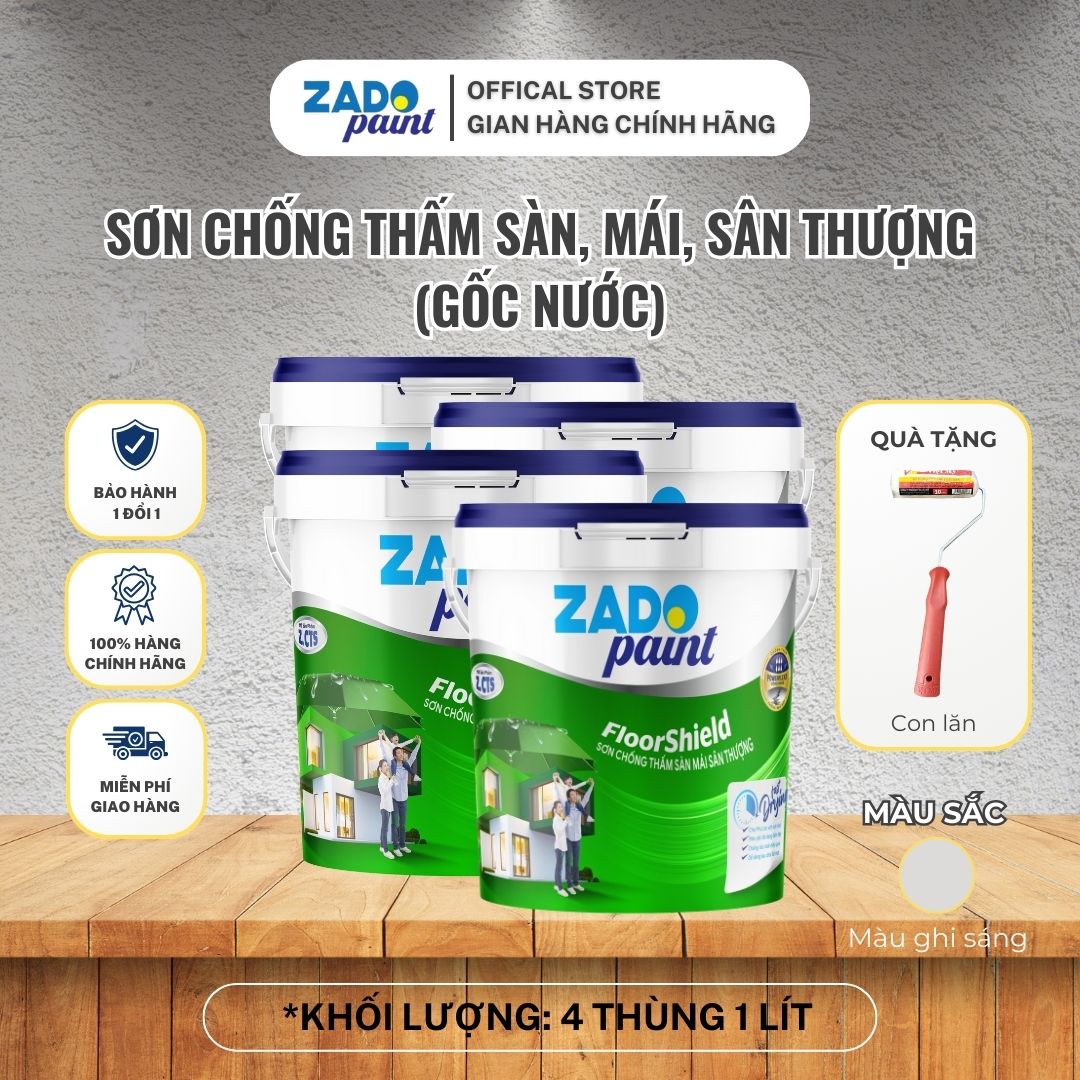 (4L) SƠN CHỐNG THẤM SÀN MÁI SÂN THƯỢNG Z CTS
