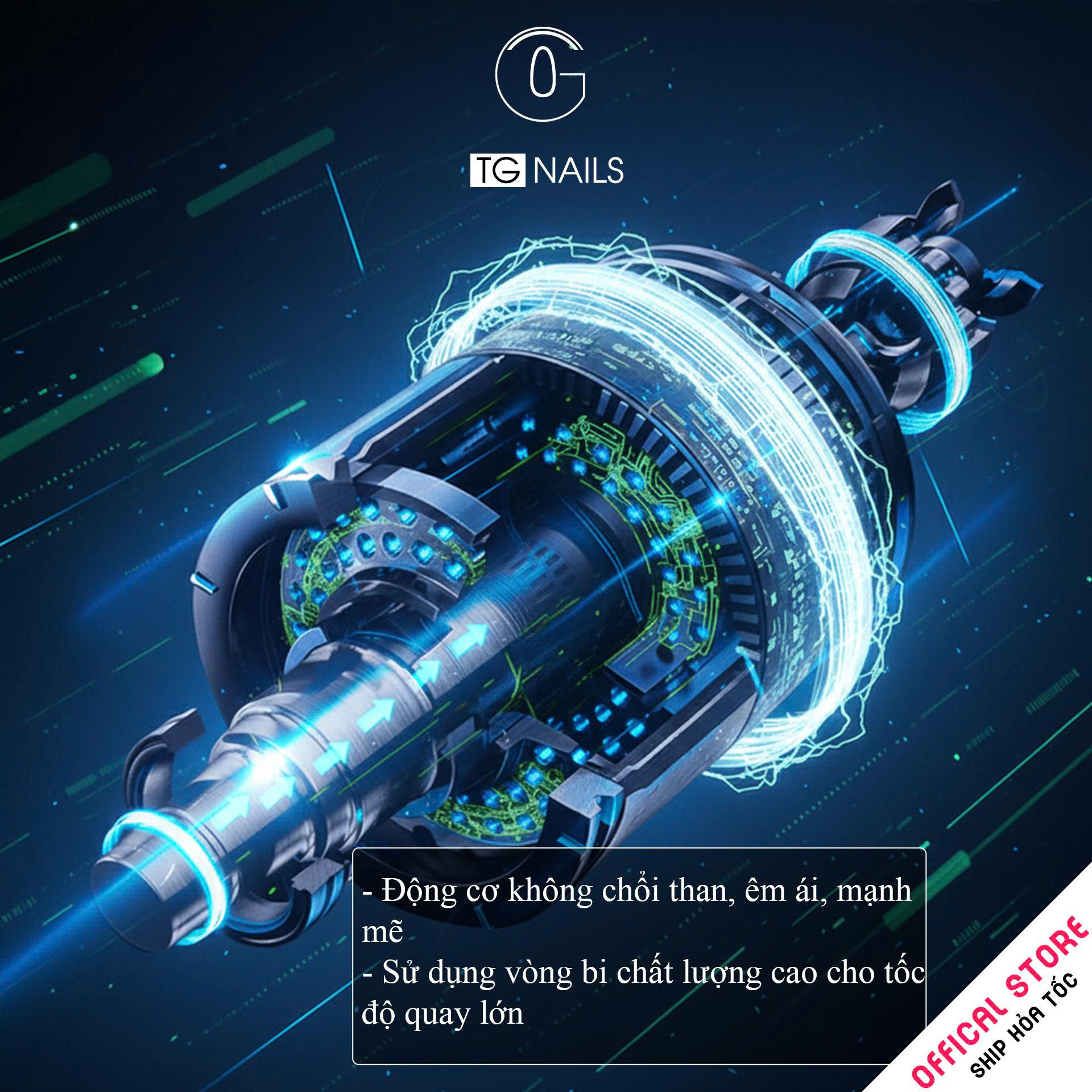 Máy mài móng TG nail model PND550