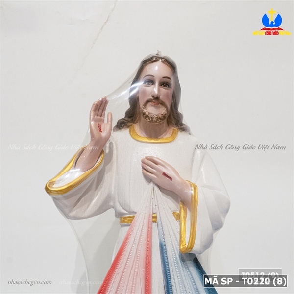 Tượng Chúa Thương xót 50cm cao cấp ✔_thumbnail_3