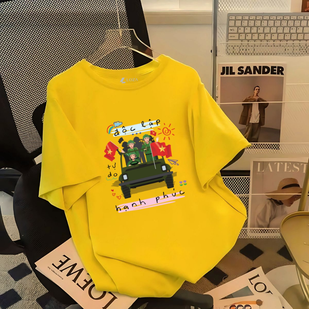 [Form rộng] Áo thun in hình 