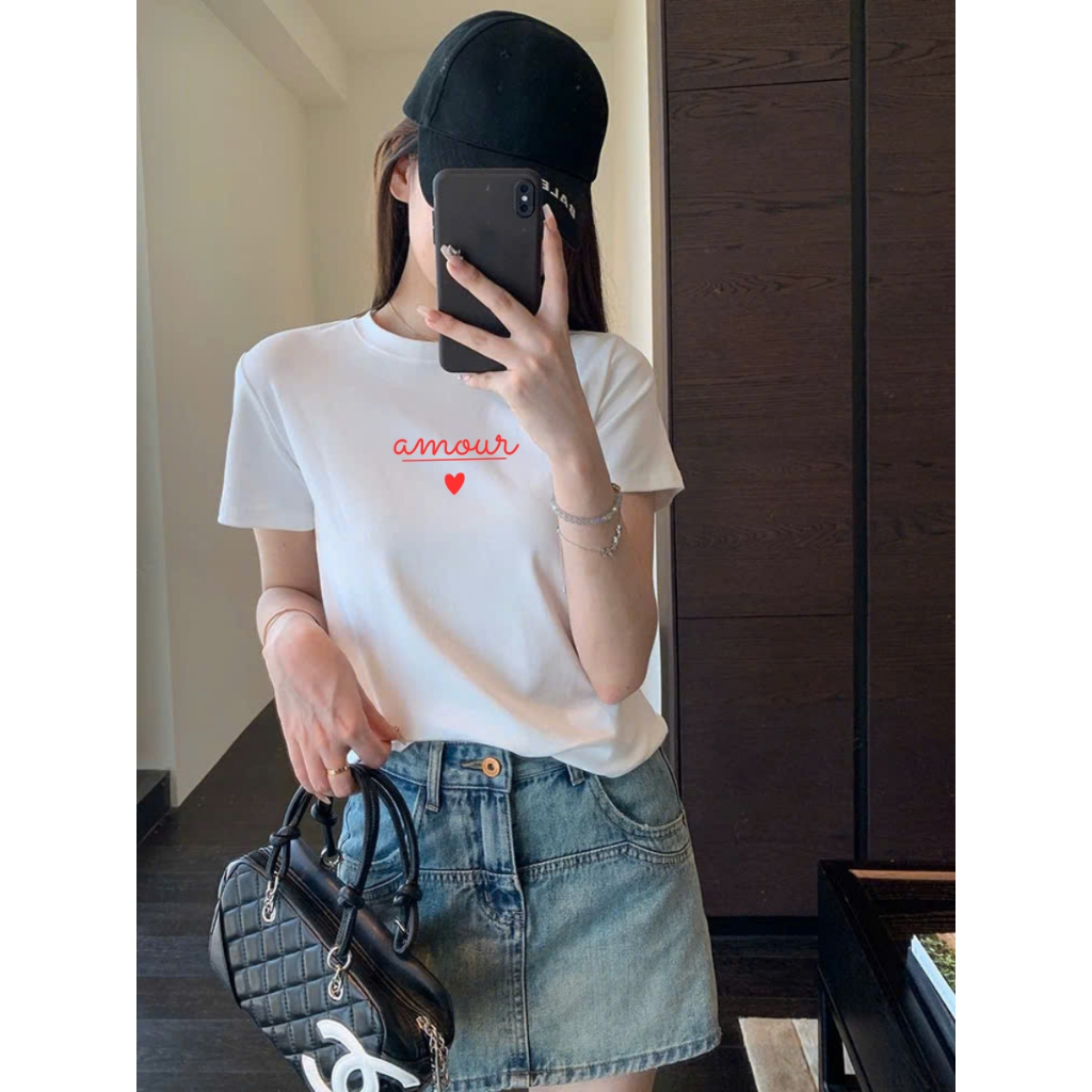 Áo phông nữ form vừa chất liệu thun cotton - LOZA G0299_thumbnail_0
