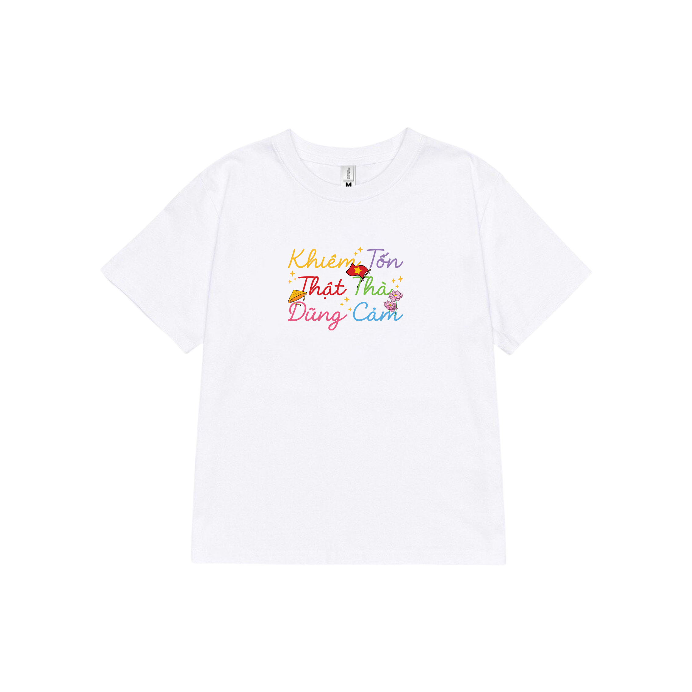 Áo baby tee ôm eo Việt Nam tôi yêu 2129 Miucho cổ tròn vải cotton 4c co giãn thoáng mát in mix_thumbnail_7