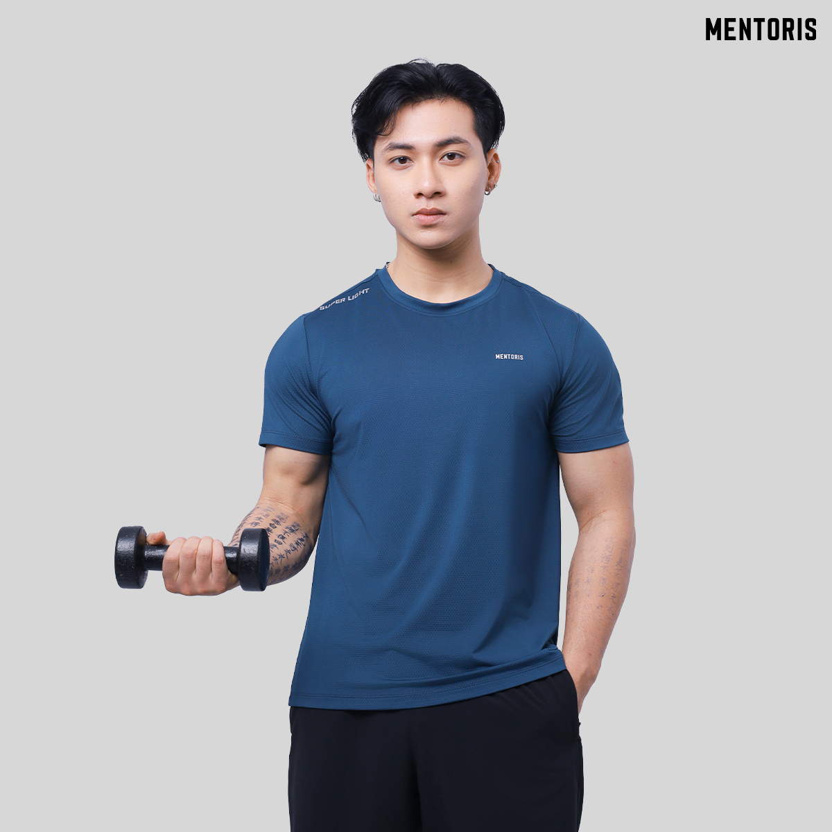 Áo thun thể thao nam chất thun lạnh thoáng khí MTS01