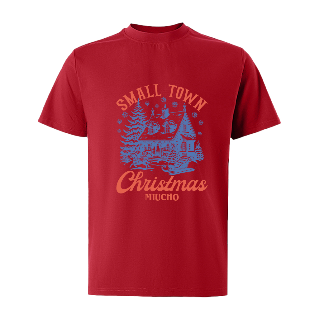 Áo phông nam giáng sinh noel form rộng cổ tròn vải cotton thoáng mát 1793 Miucho Iconic in mix_thumbnail_14