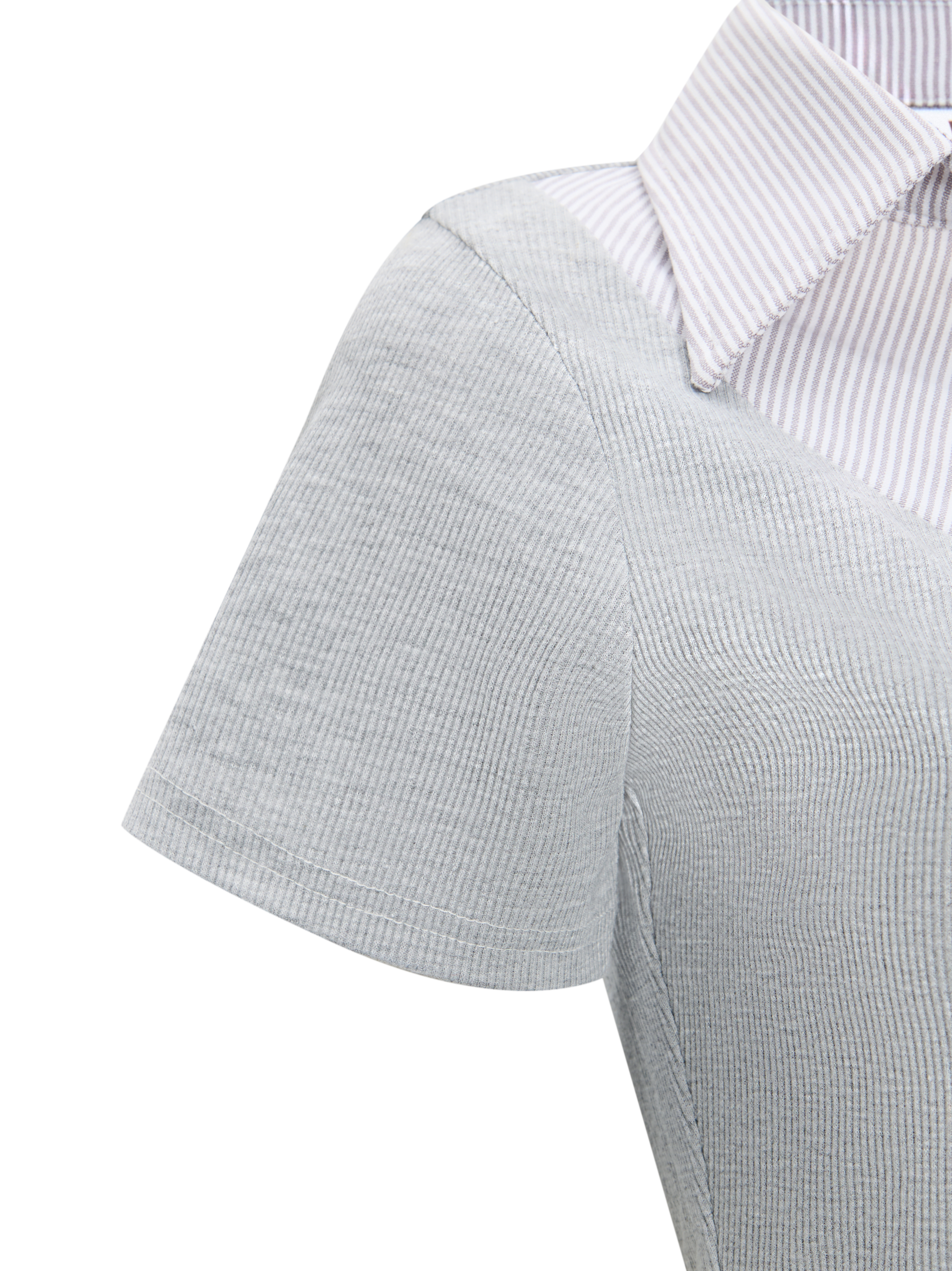 BIGSIZE NỮ-  Áo thun phối cổ sơ mi V-AK092_thumbnail_4