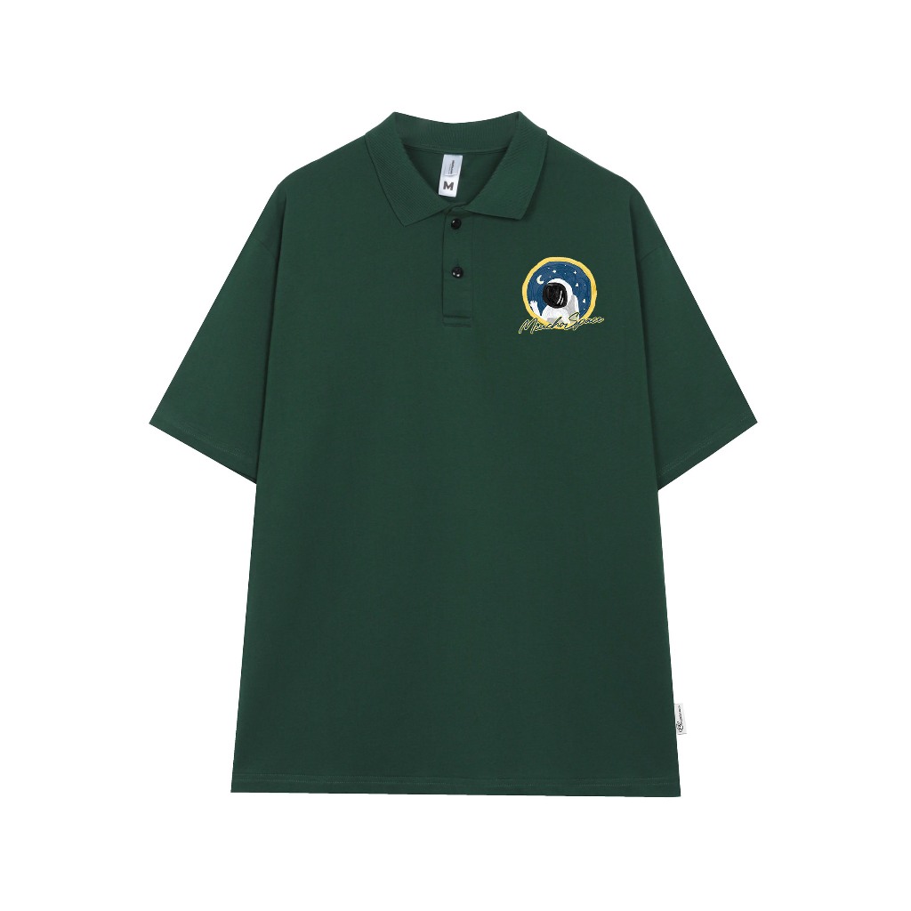 Polo nam đứng form tôn dáng PLD737 Miucho Man tay ngắn vải cotton Cổ trụ in graphic_thumbnail_8