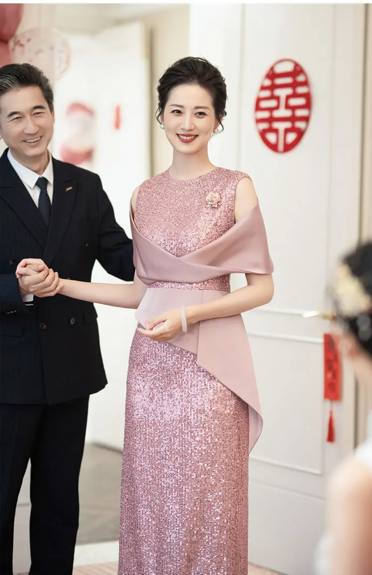 Đầm kim sa cổ tròn cao cấp_thumbnail_1