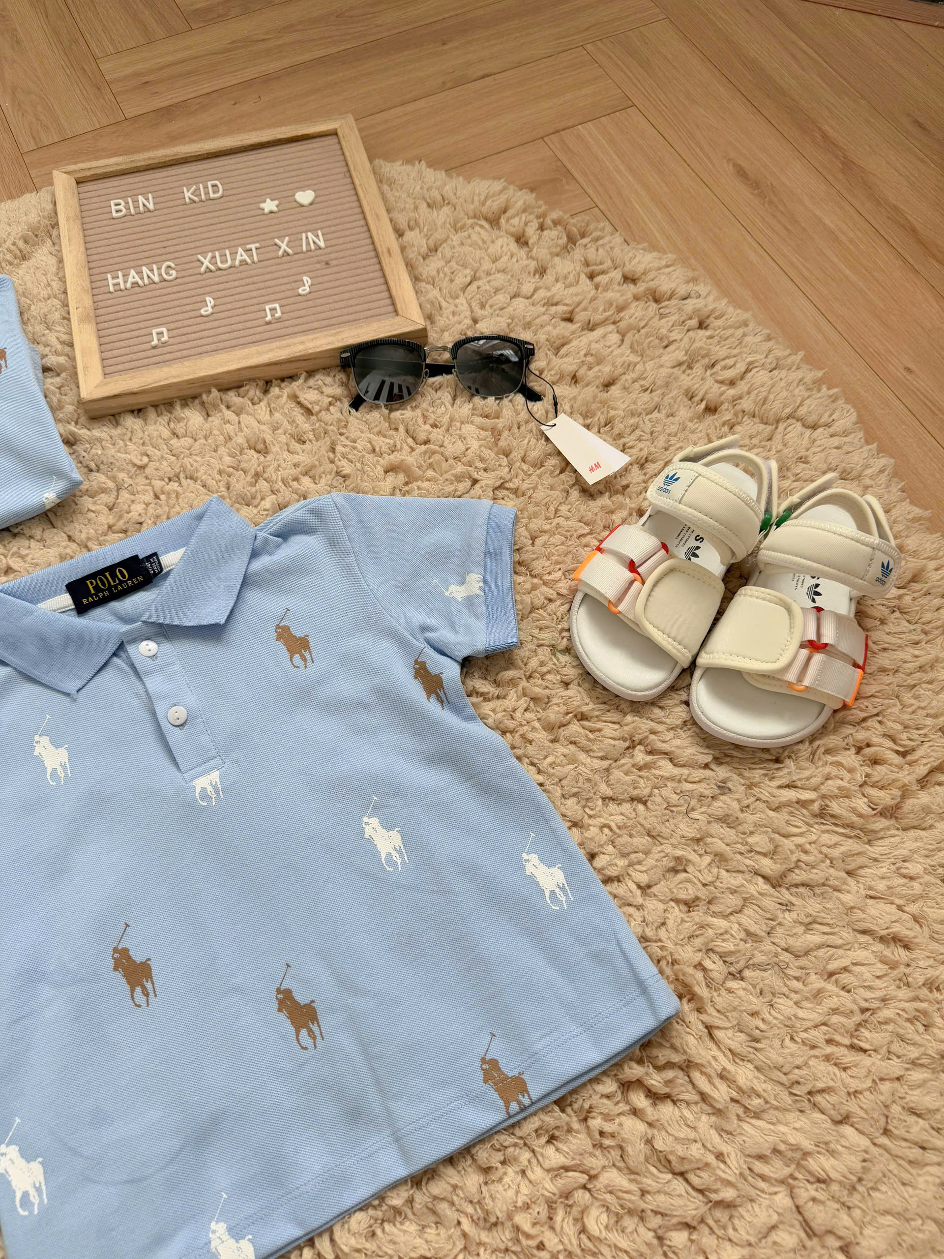 A42 ÁO POLO RL MÀU XANH