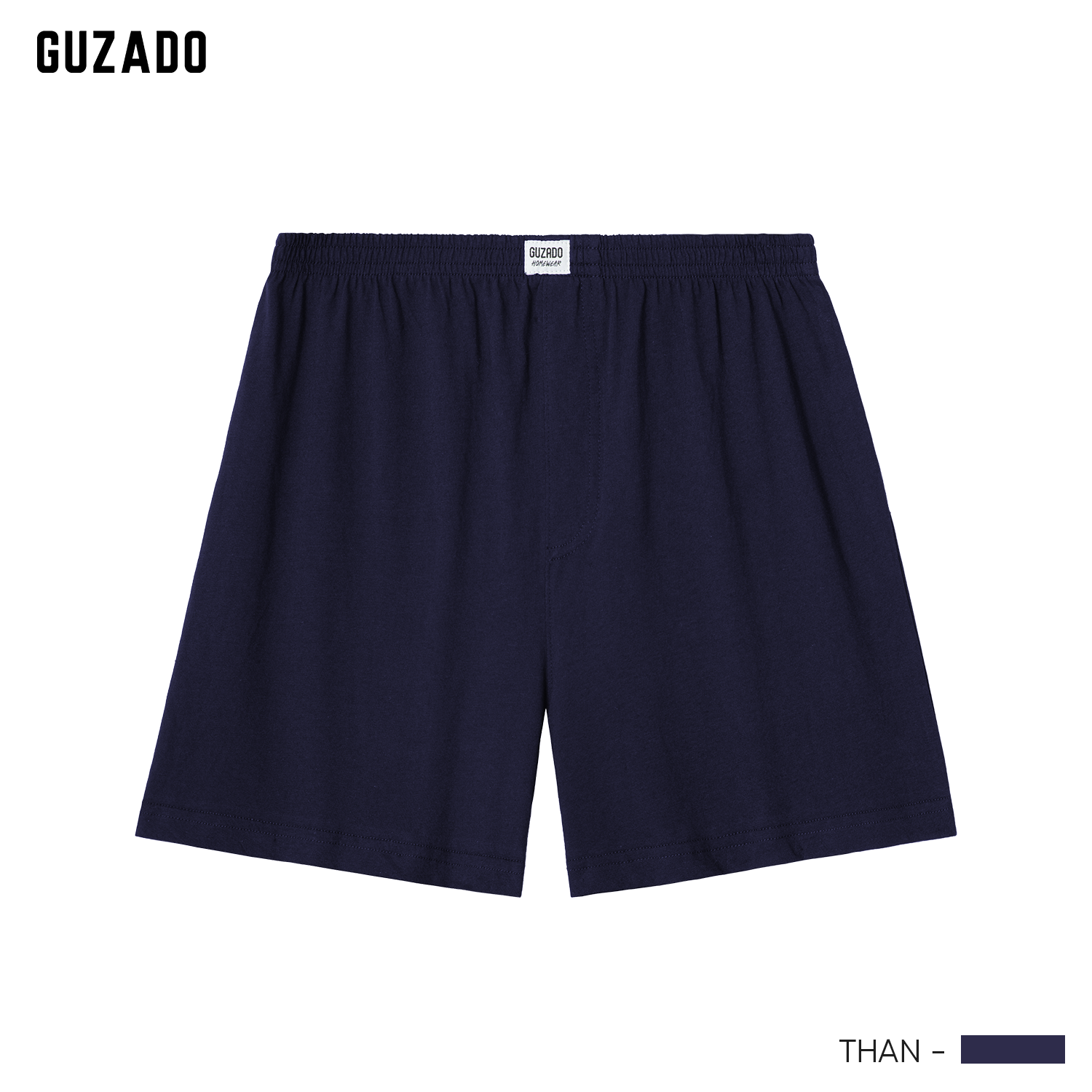 Quần Đùi Ngủ Guzado Thiết Kế Basic Form Regular Fit GDN01_thumbnail_0