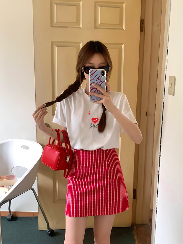 Áo thun nữ tết form vừa regular vải cotton 4c thoáng mát 1806 Miucho in basic_thumbnail_5