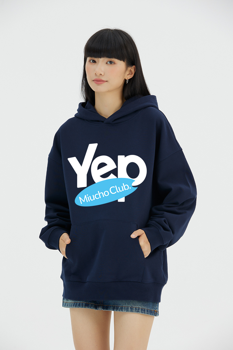 Áo hoodie nữ form rộng local brand HDD1614 Miucho vải nỉ chân cua dày dặn mũ tròn in typography_thumbnail_4