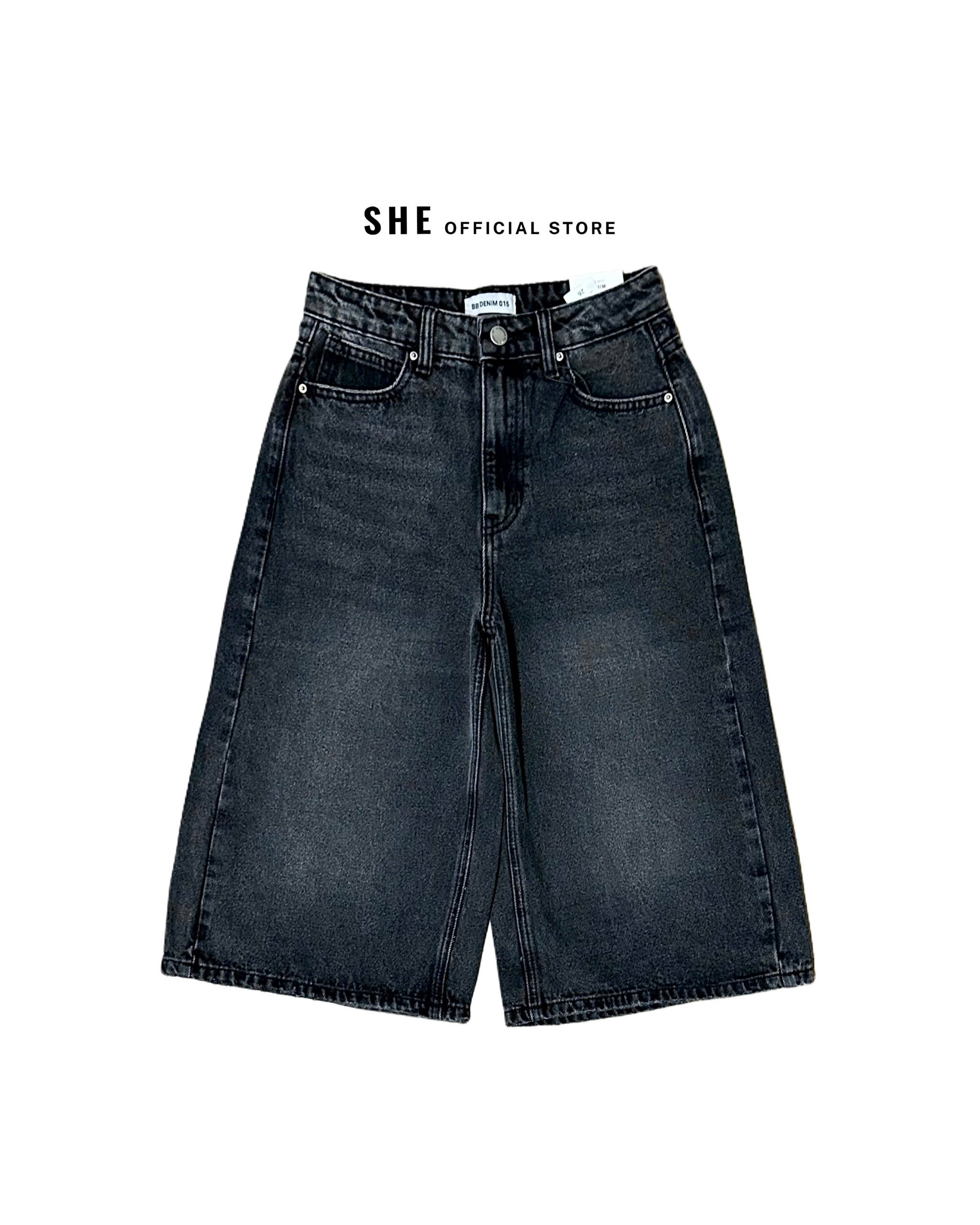 G562 QUẦN BB DENIM LƯNG NHẠT