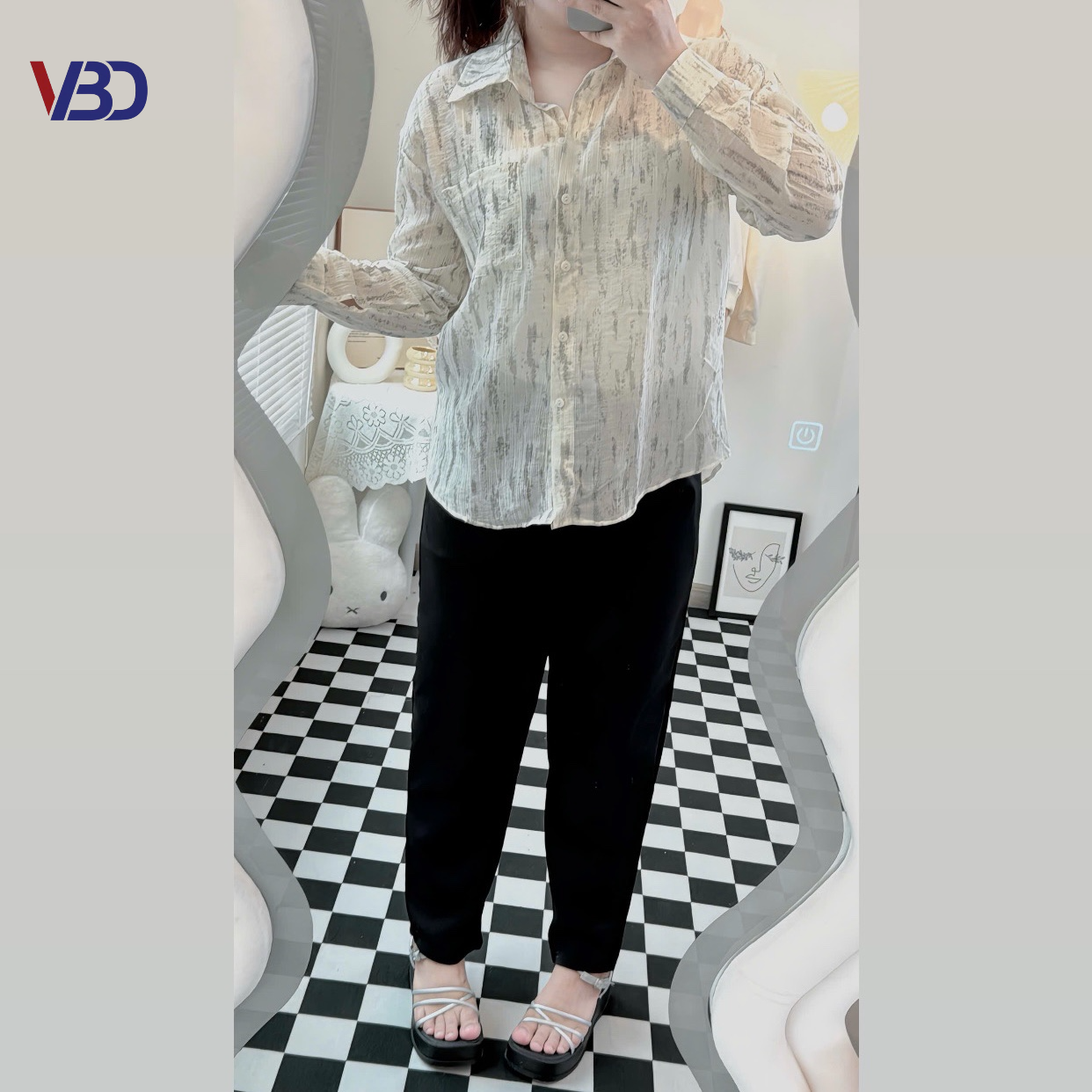 Quần tây baggy lưng thun bigsize QD024 dành cho nàng béo mập từ 55-95kg_thumbnail_4