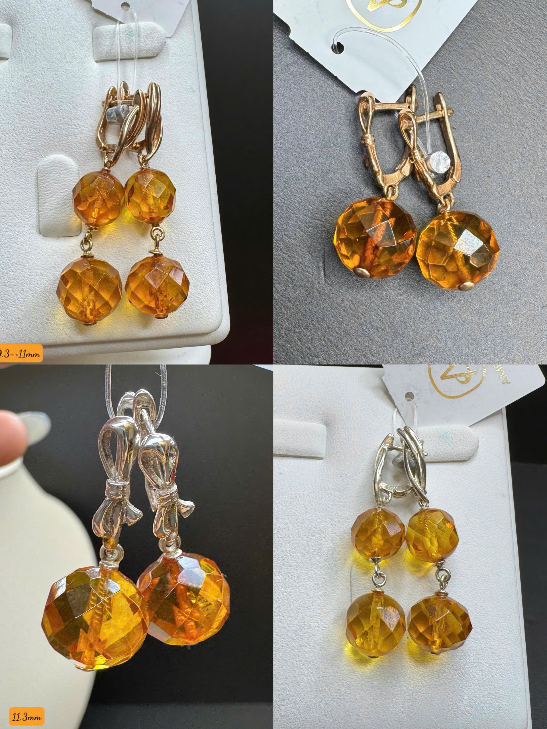 Hoa Tai Hổ Phách Cognac Cắt Giác Là Gì? Dành Cho Những Ai Mới Biết Đến Hổ Phách Nga Tự Nhiên