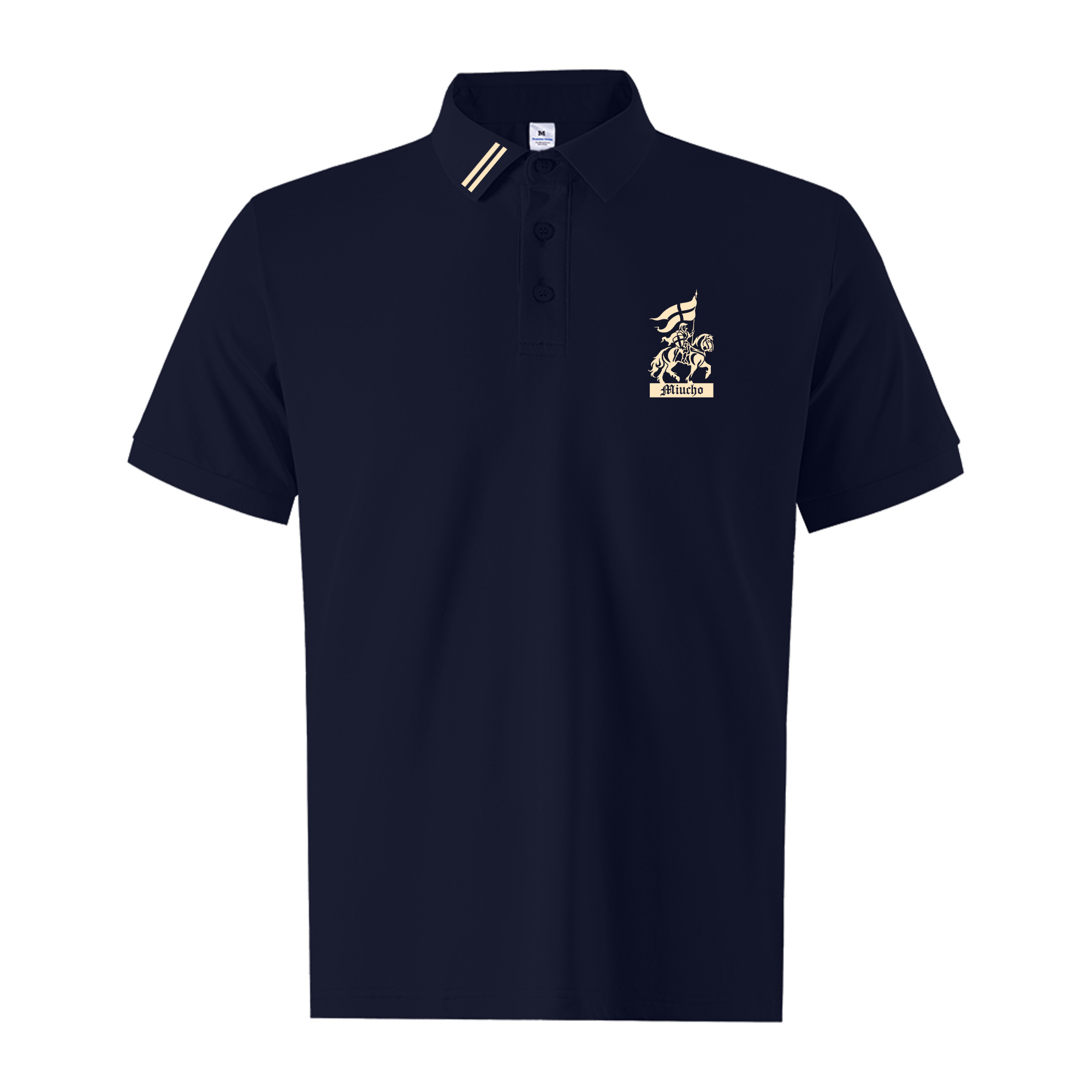 Áo polo nam form vừa regular vải cá sấu đứng form thoáng mát 1836 Miucho Iconic in basic_thumbnail_15