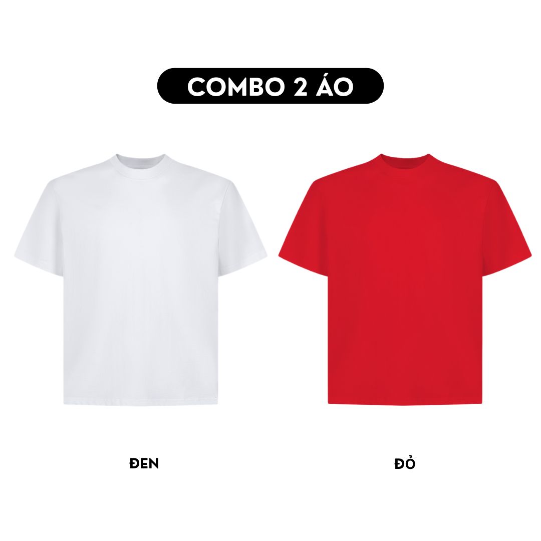 Combo 2 Áo thun trơn form boxy AXT01_thumbnail_16