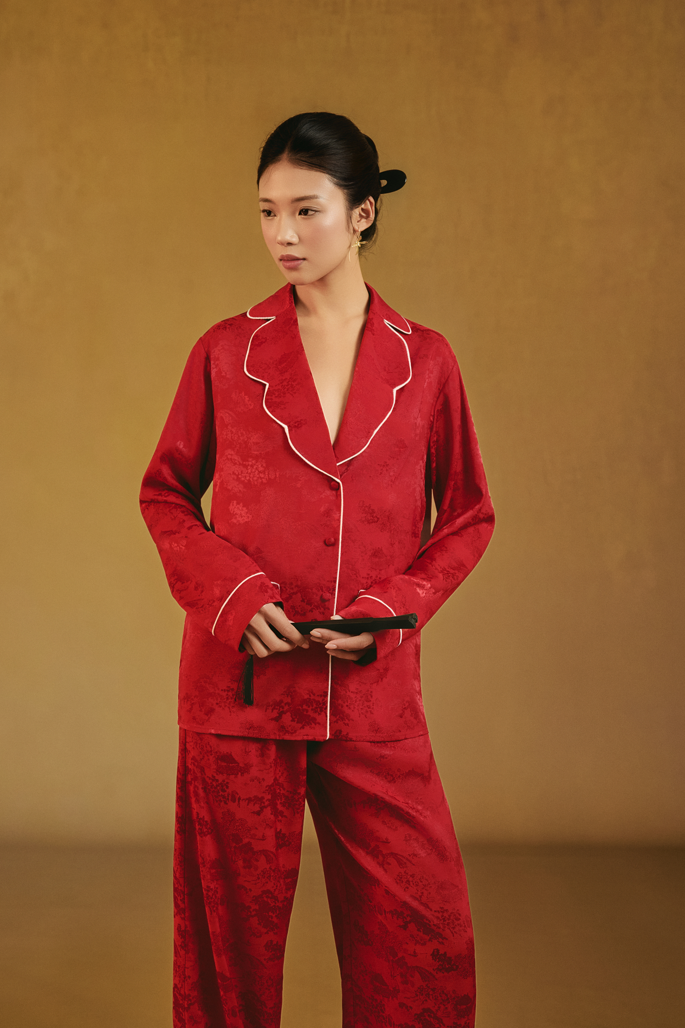 Bộ Gấm Áo Dài Tay, Quần Dài BN650_thumbnail_8