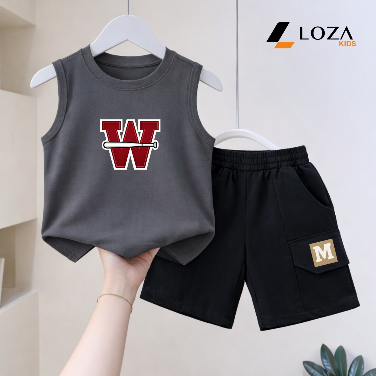Set bộ ba lỗ hình chữ W và cây gậy - Loza Kids BS585_thumbnail_6