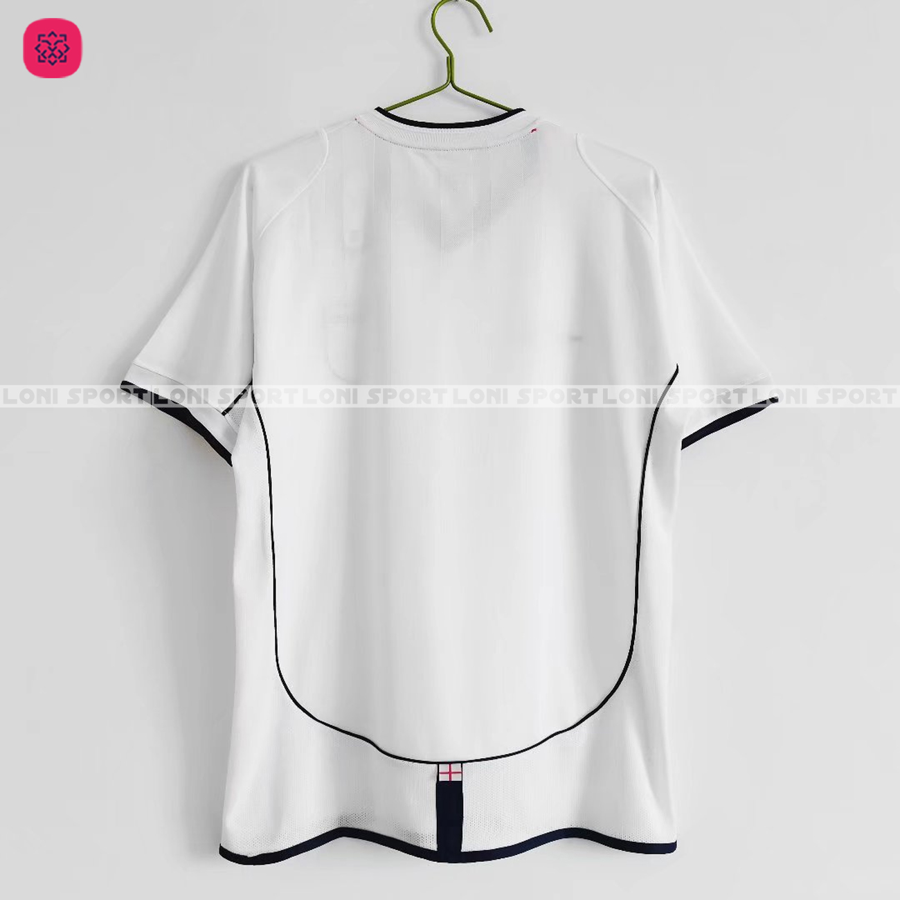 Áo Retro Tuyển Anh sân nhà trắng 2002_thumbnail_2