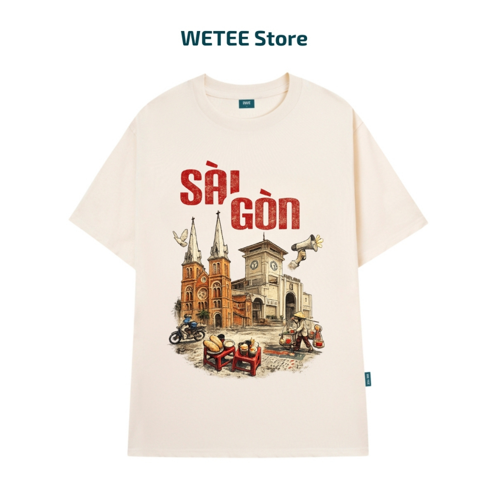 Áo thun unisex UX30-1181 địa điểm nổi tiếng SÀI GÒN dáng oversized local brand WETEE_thumbnail_3