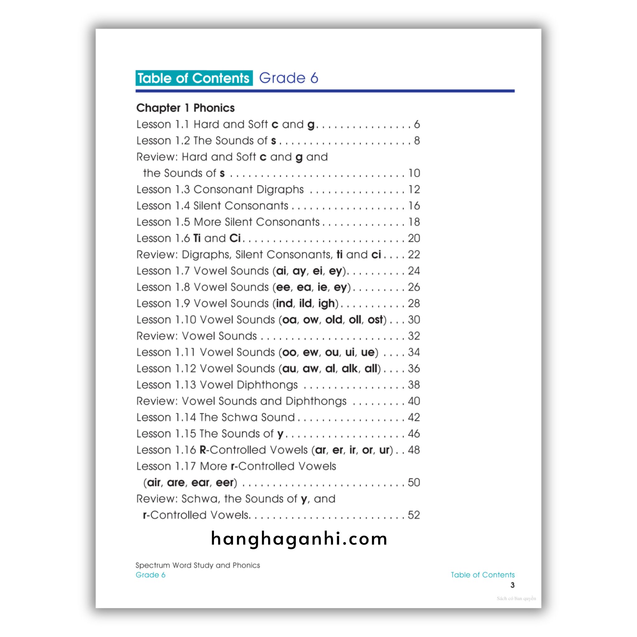 Sách Spectrum Word Study and Phonics Workbook Grade 6_thumbnail_1