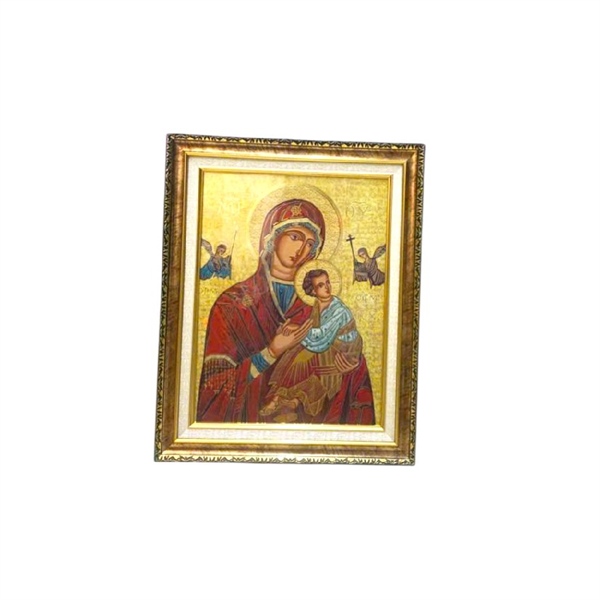 Tranh Đức Mẹ Hằng Cứu Giúp 40x50cm giấy Italia cao cấp_thumbnail_1