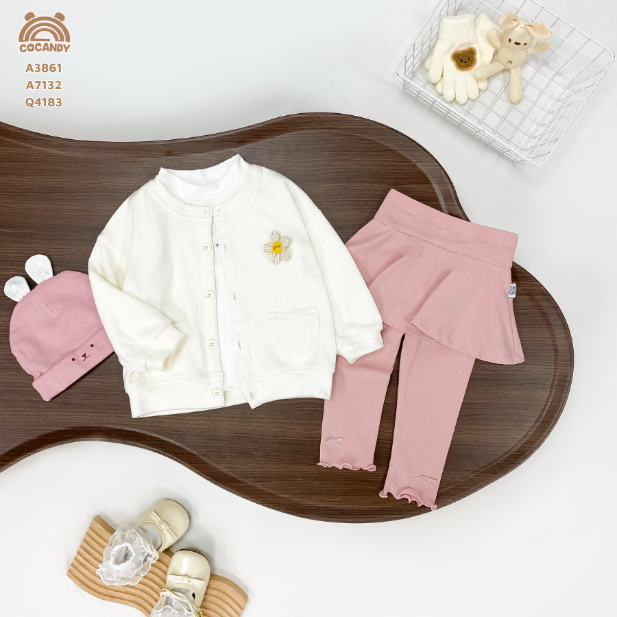 Quần váy legging HỒNG nơ gấu_thumbnail_2