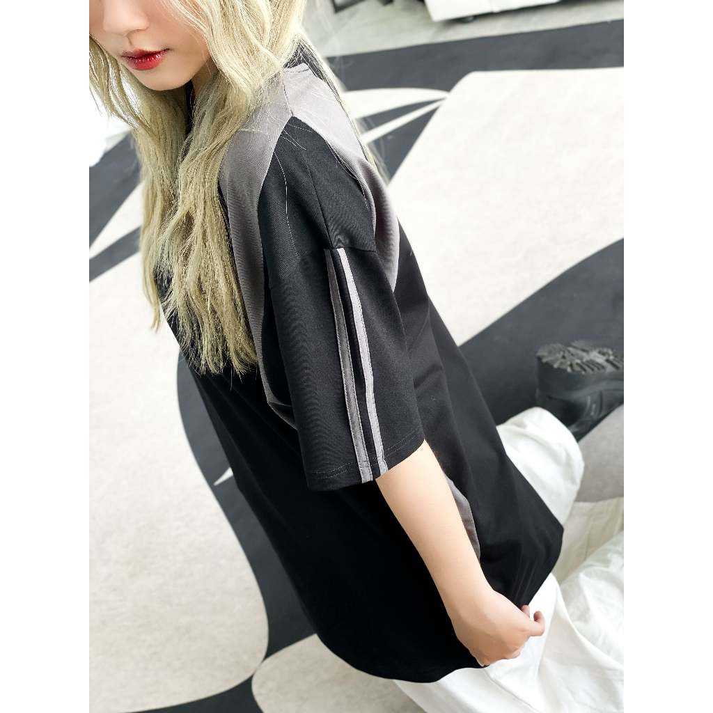 Áo thun nữ form rộng ATPV01 Miucho cotton cổ tròn in basic_thumbnail_3