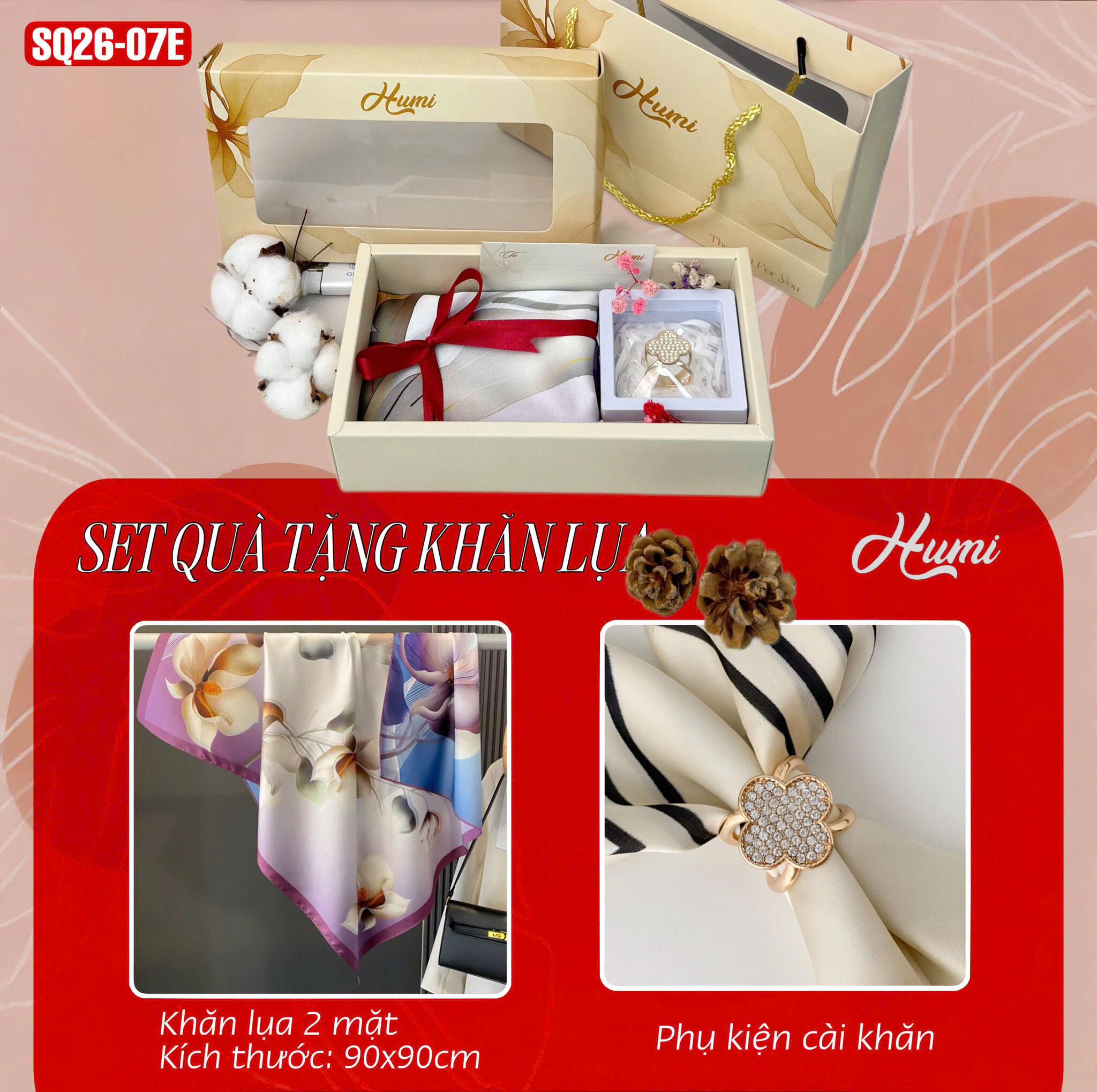 SET QUÀ KHĂN 90 (SQ26-07E)