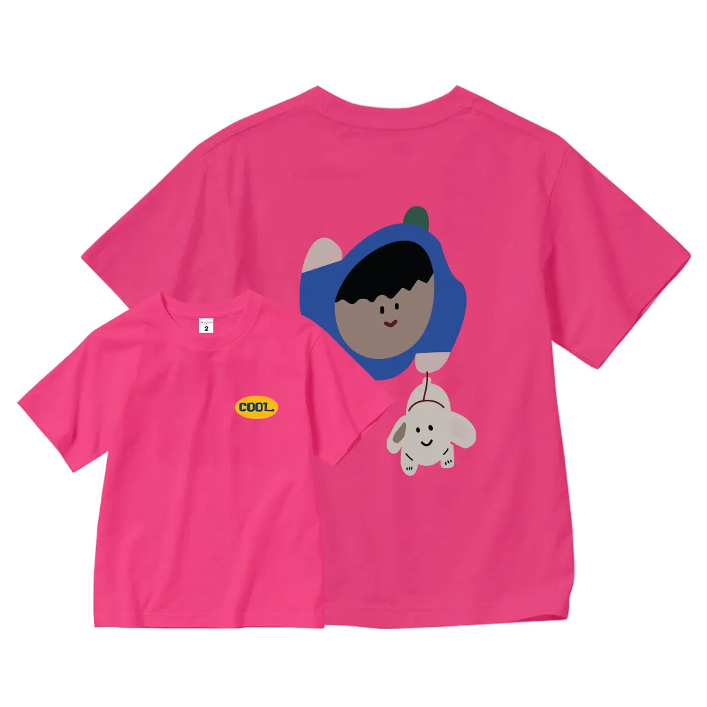 Áo thun cho bé basic nhiều màu 2526 Miucho Kid vải cotton co giãn thoáng mát cổ tròn in artwork_thumbnail_11