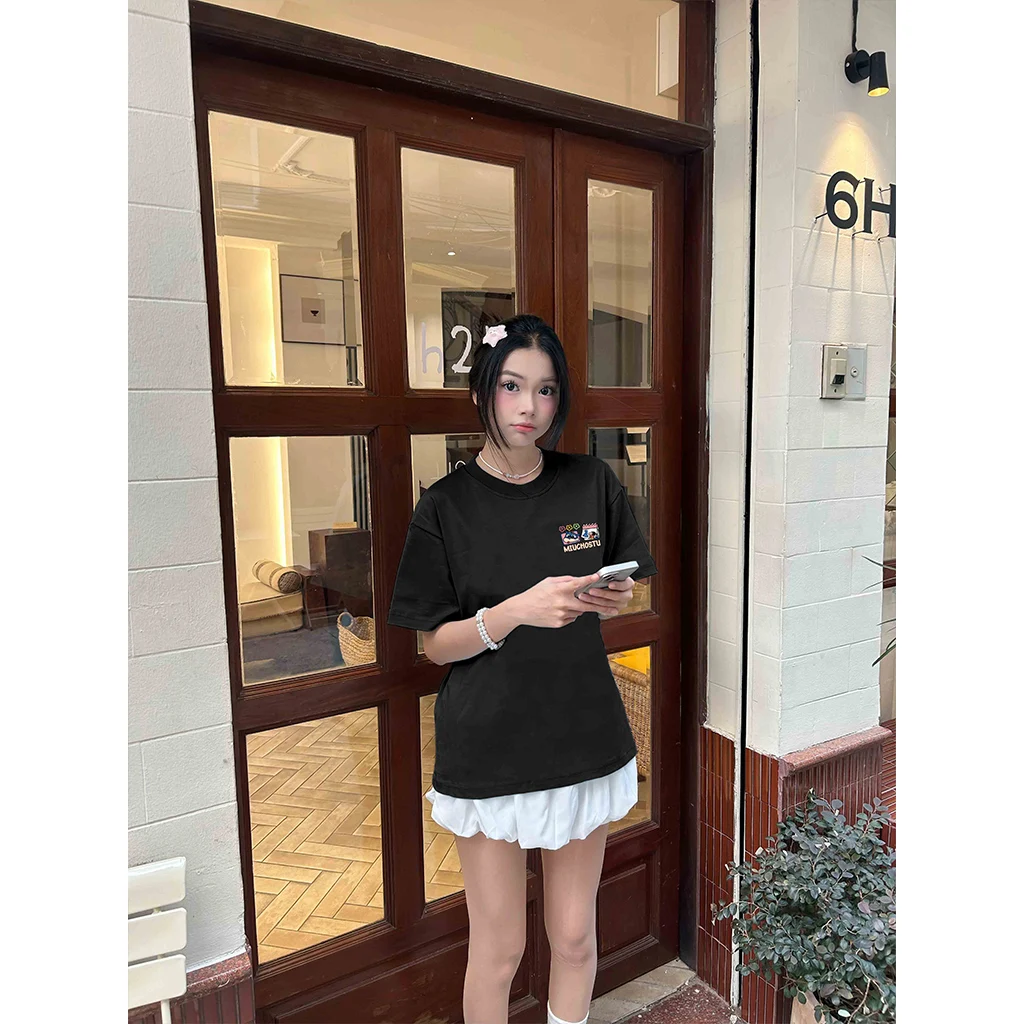 Áo thun boxy hoạt hình Shiin cute Miucho 3120_thumbnail_4