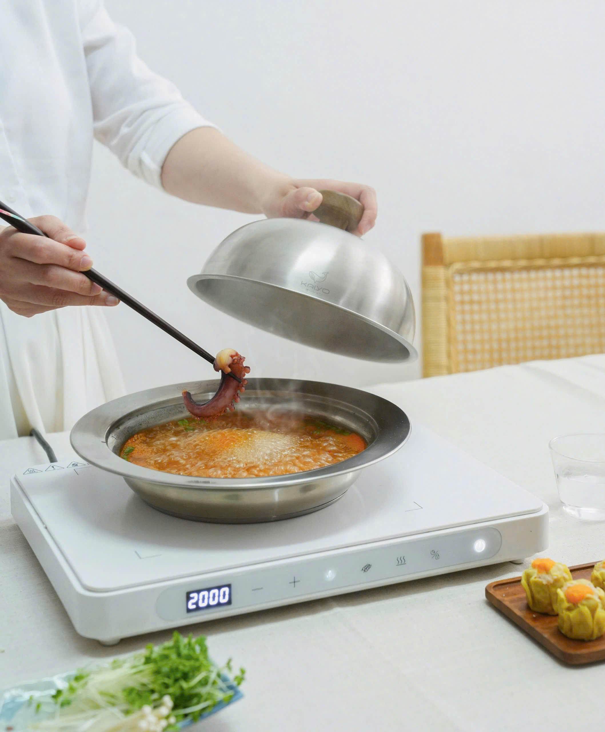 Nồi Lẩu/Hấp Đa Năng 3 Chi Tiết Kaiyo_thumbnail_8