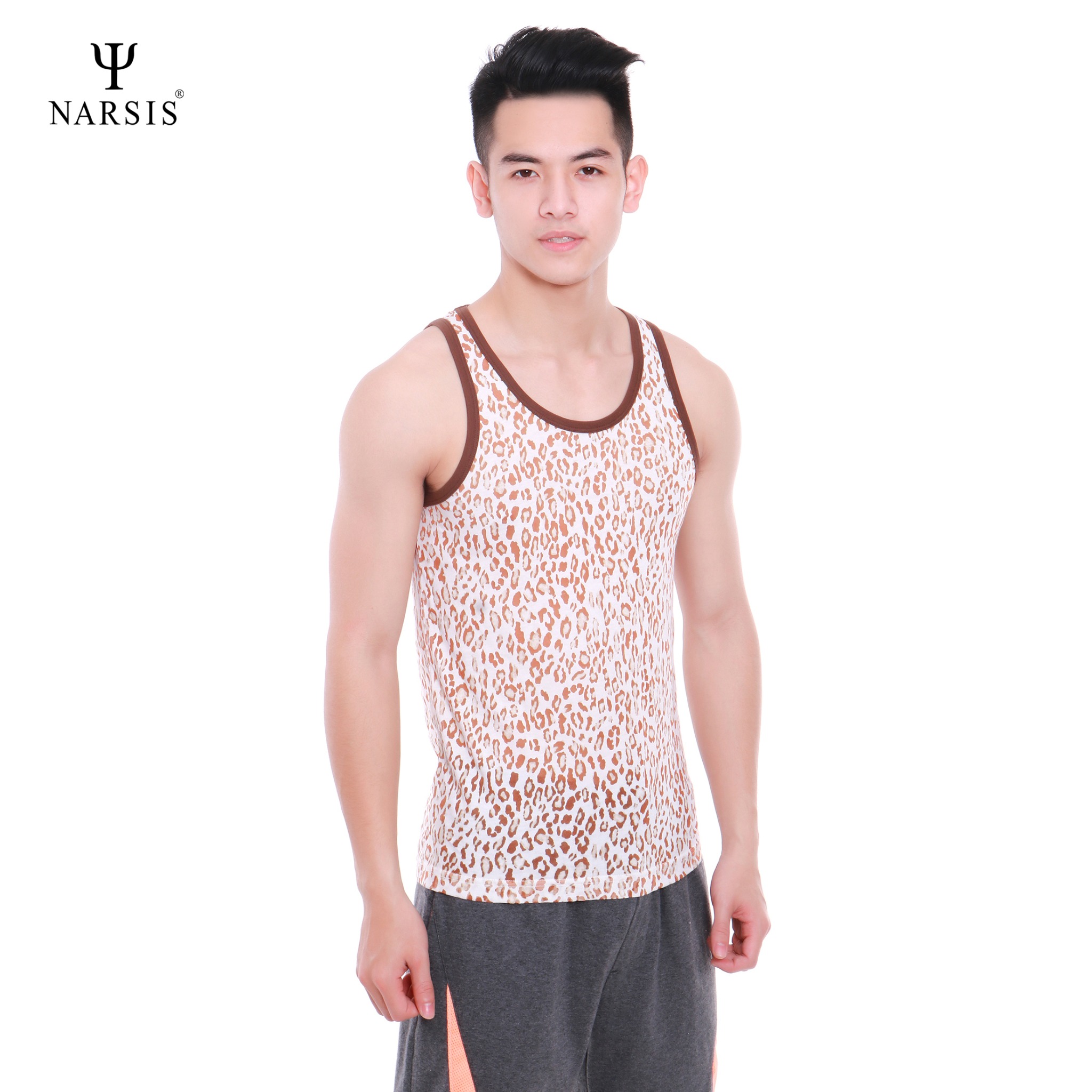 ÁO MAY Ô NAM NMS1237 NARSIS VẢI COTTON MỀM MẠI, CO GIÃN TỐT, VẢI THOẢI MÁI VẬN ĐỘNG, HÚT ẨM TỐT_thumbnail_0