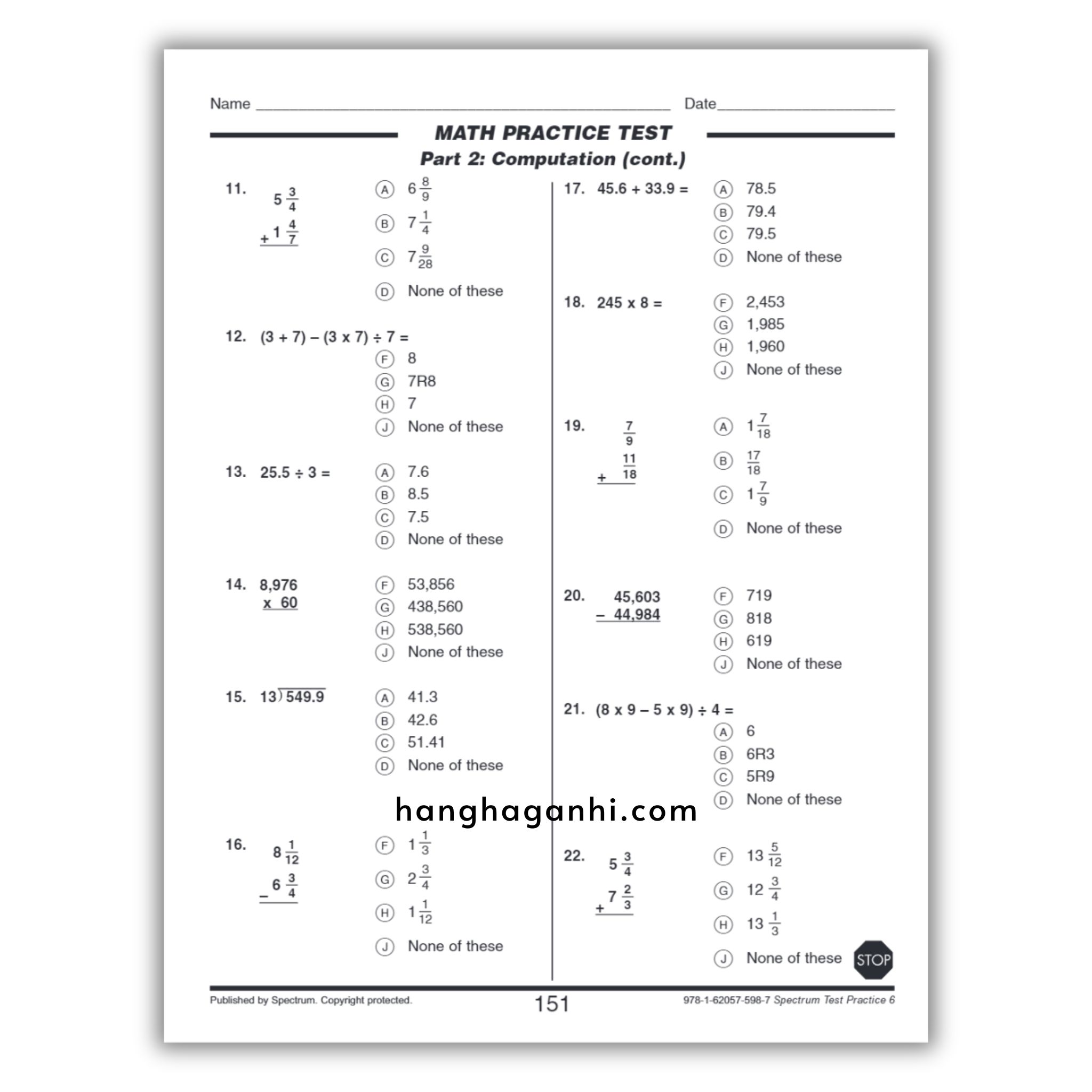 Sách Spectrum Test Practice Workbook Grade 6_thumbnail_10
