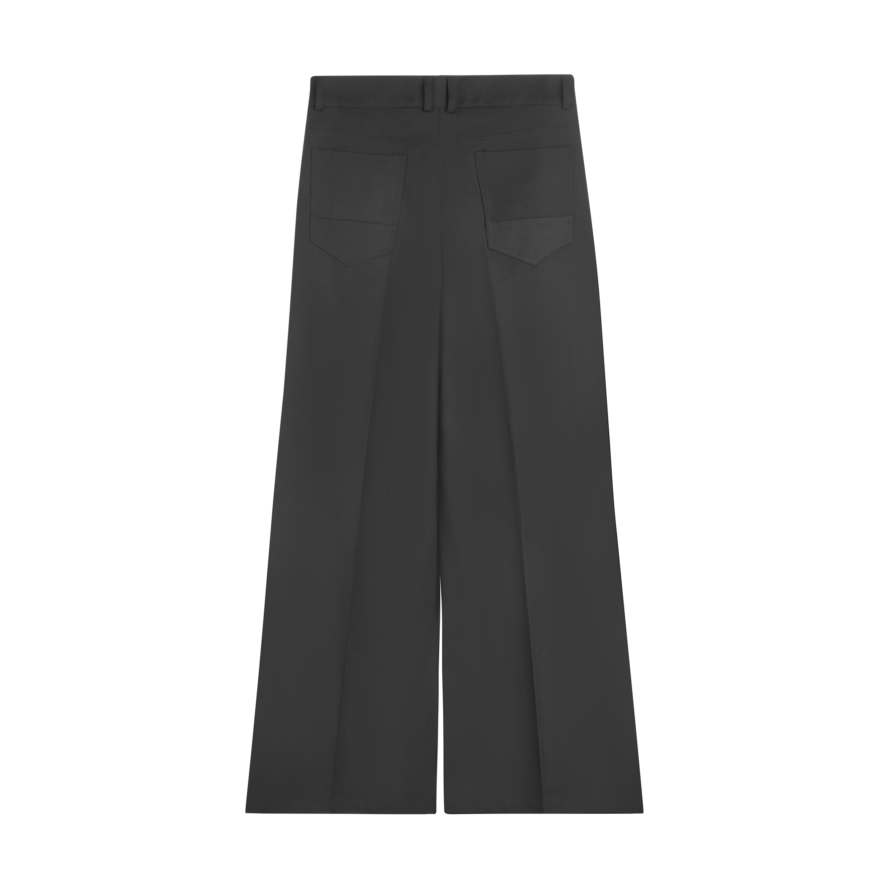 PLEATED WIDE-LEG FLARE PANTS_thumbnail_1
