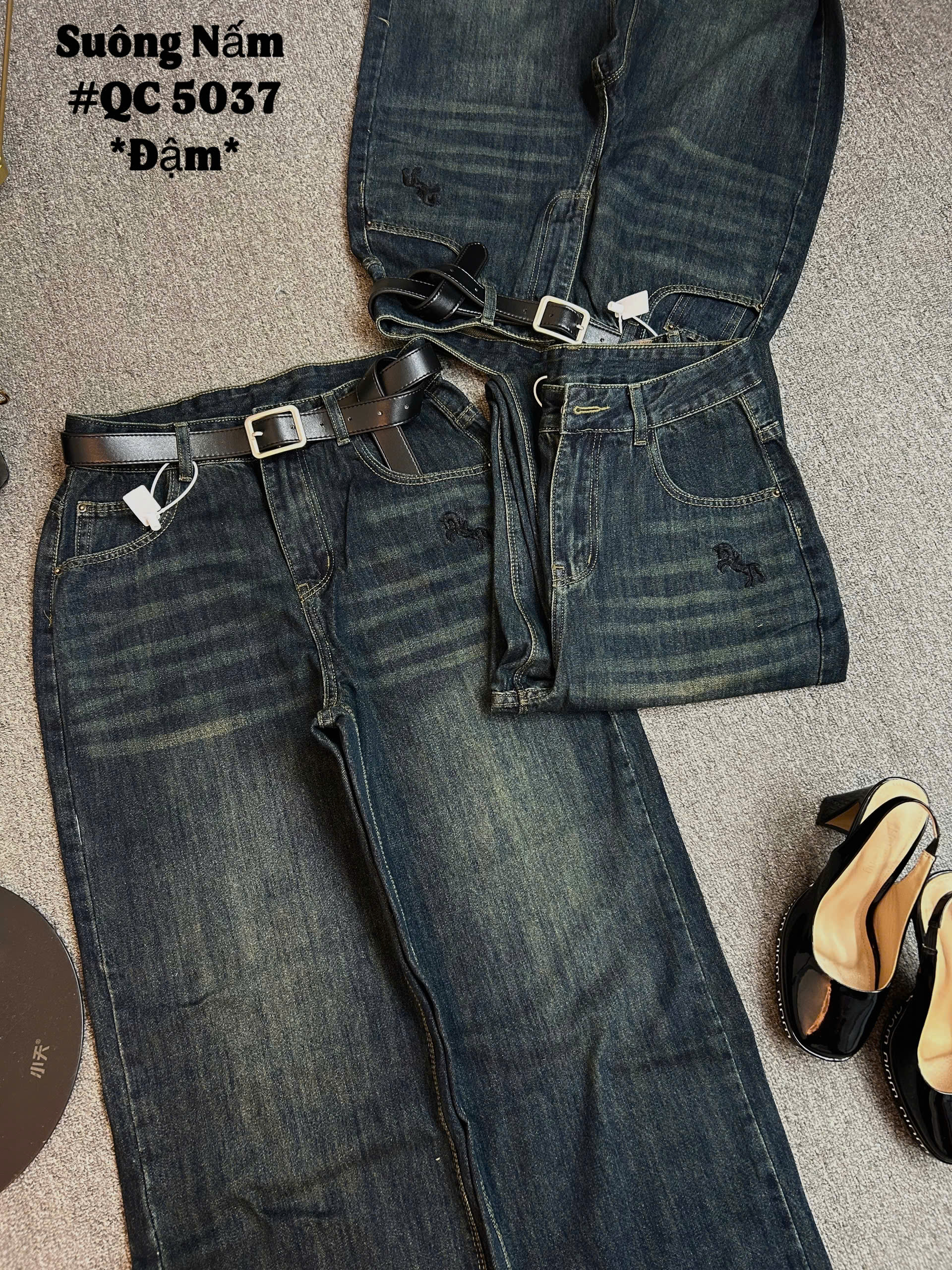 BIGSIZE- Quần jean suông thêu ngựa T- QJ5037_thumbnail_16