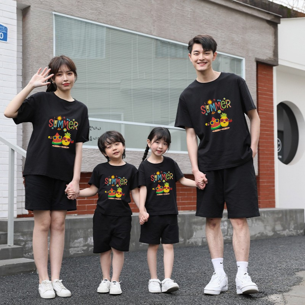 Áo phông gia đình LOZA KIDS Summer 2025 - Áo đồng phục gia đình du lịch biển – Mã GĐ3056_thumbnail_1