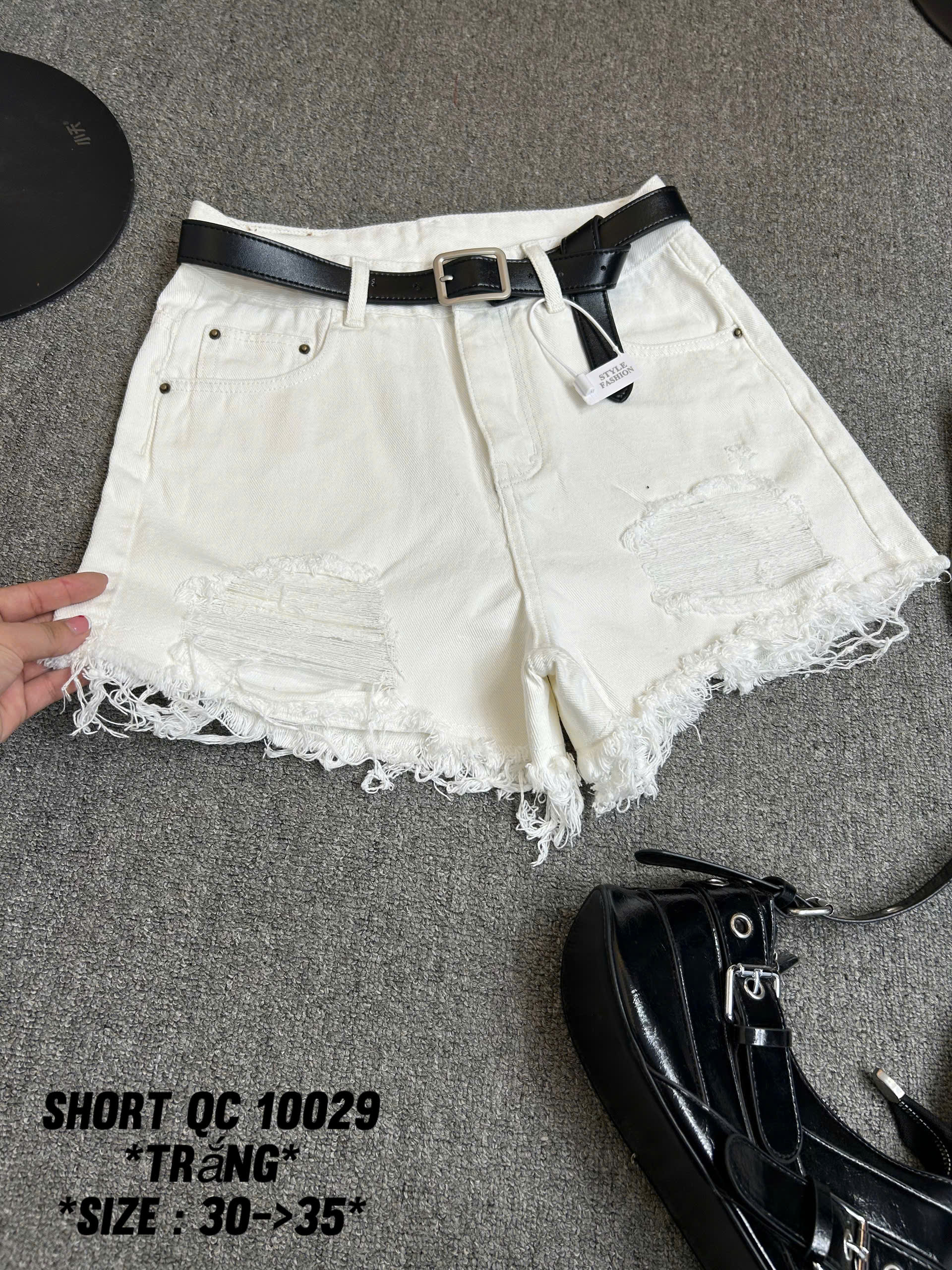 Quần short jean rách kiểu bigsize QSJ10029 dành cho nàng béo mập từ 55-90kg_thumbnail_8