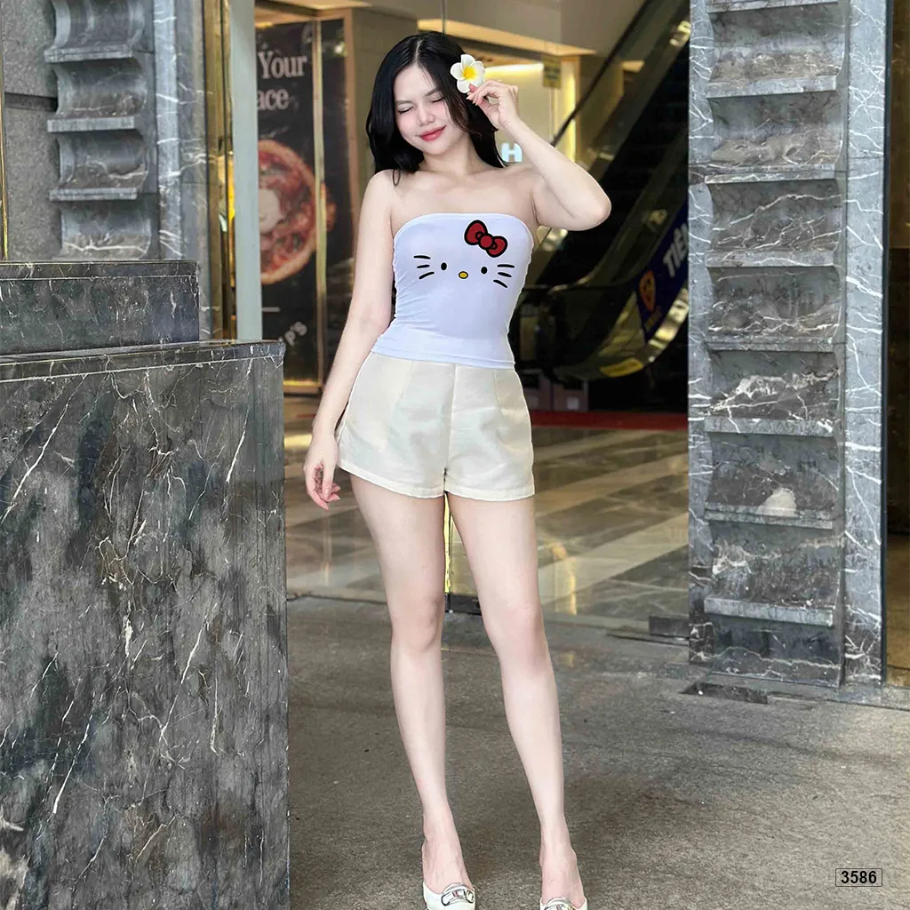 Áo quây tôn dáng sexy dễ thương kitty in mix Beezy 3586_thumbnail_4